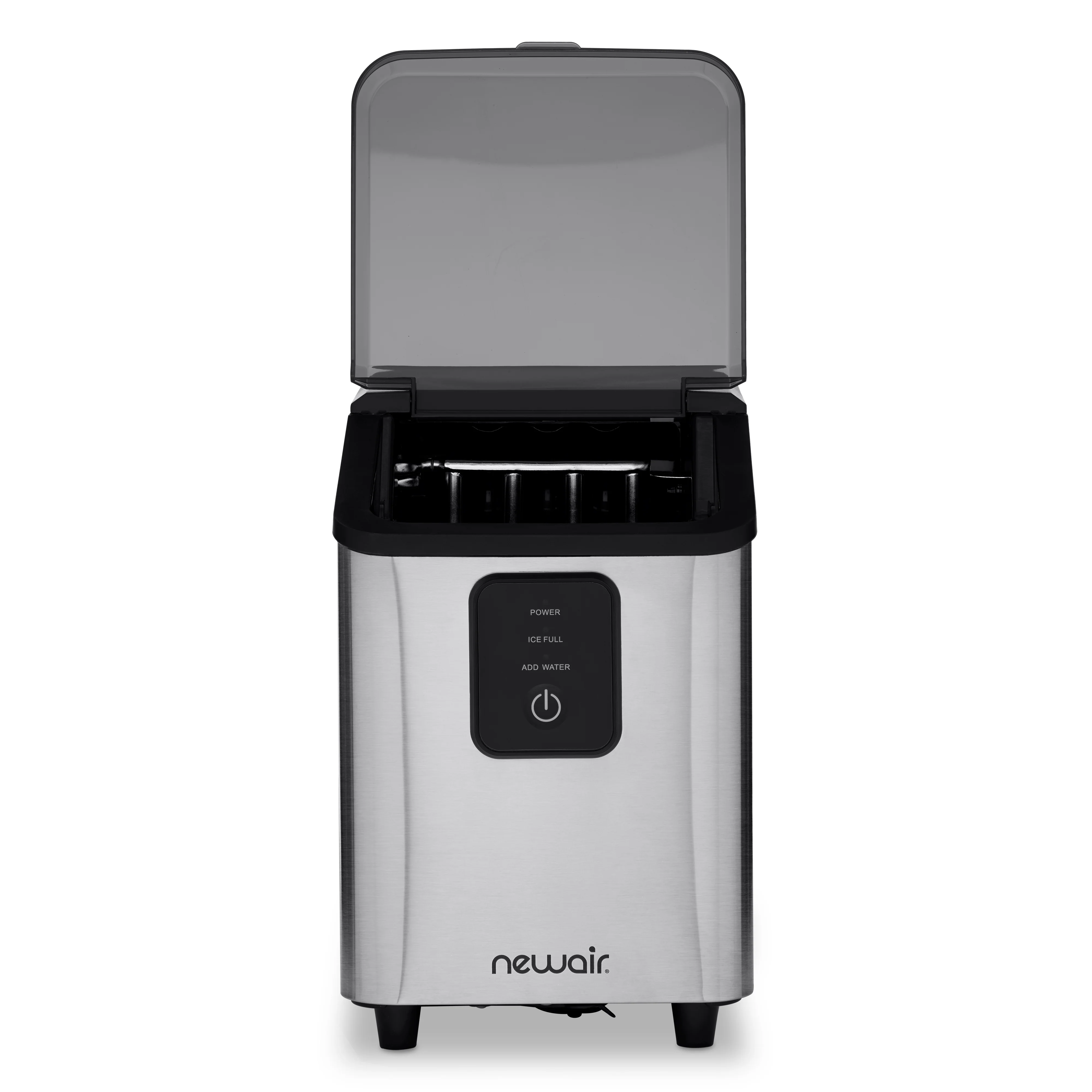 2025 Newair? Mini Kogelijsmaker, Roestvrijstalen Bovenblad, 26 lbs/dag