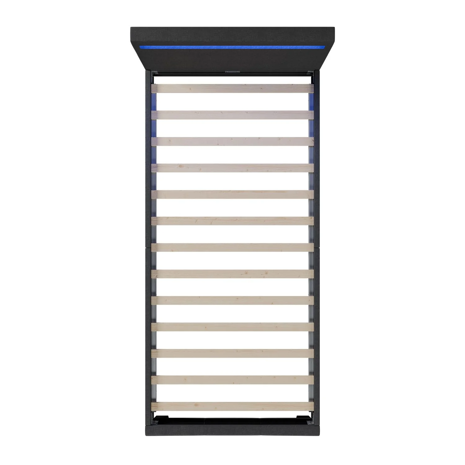 2025 Rustgevend slapen in het gestoffeerde bed Verona 120x200 cm in wit