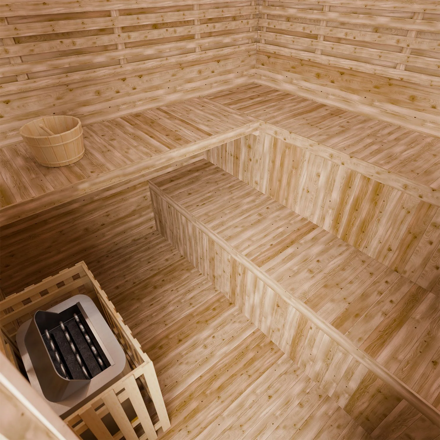 2025 Outdoor Saunahaus Eldur - 8 kW