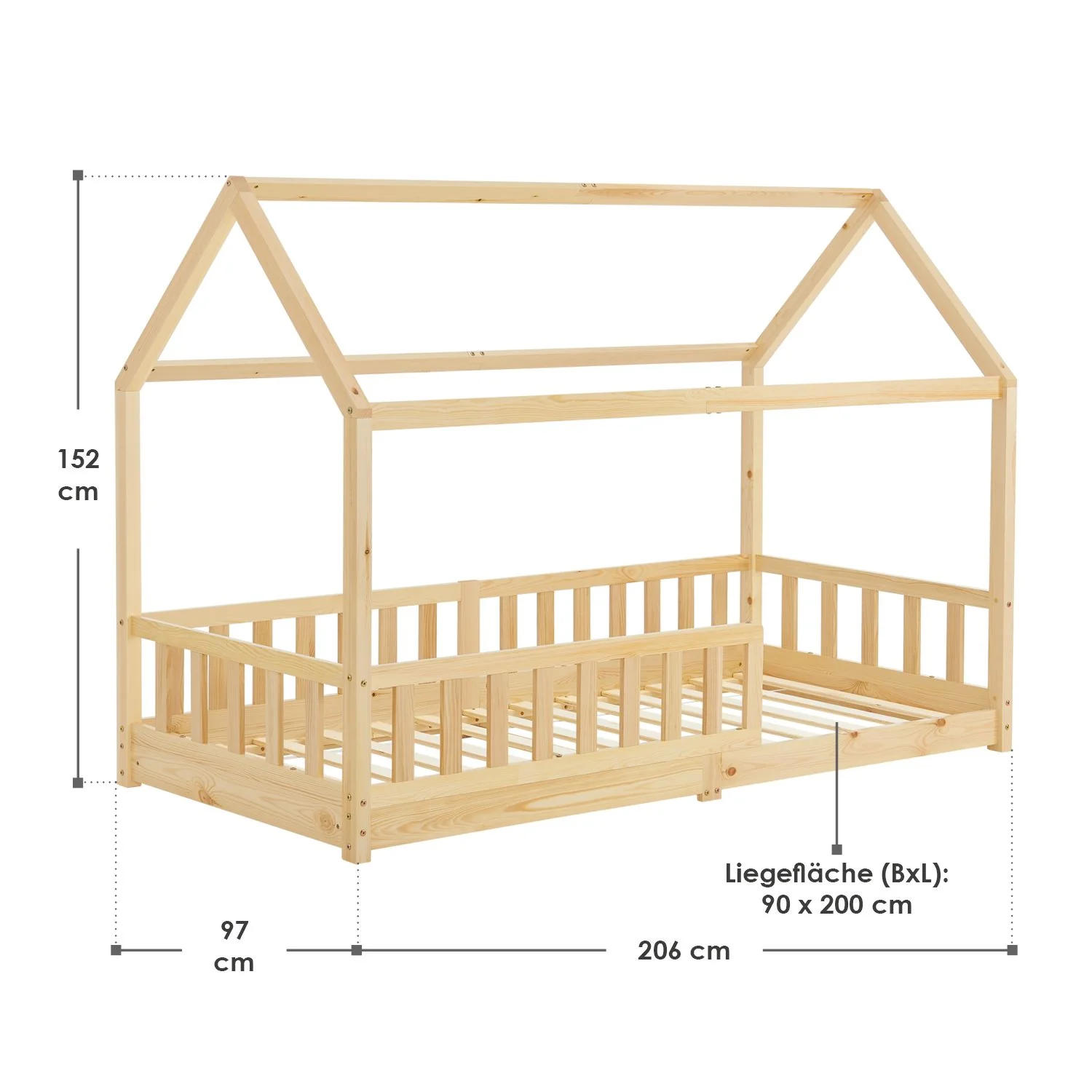 2025 Kinderbed Marli 90 x 200 cm