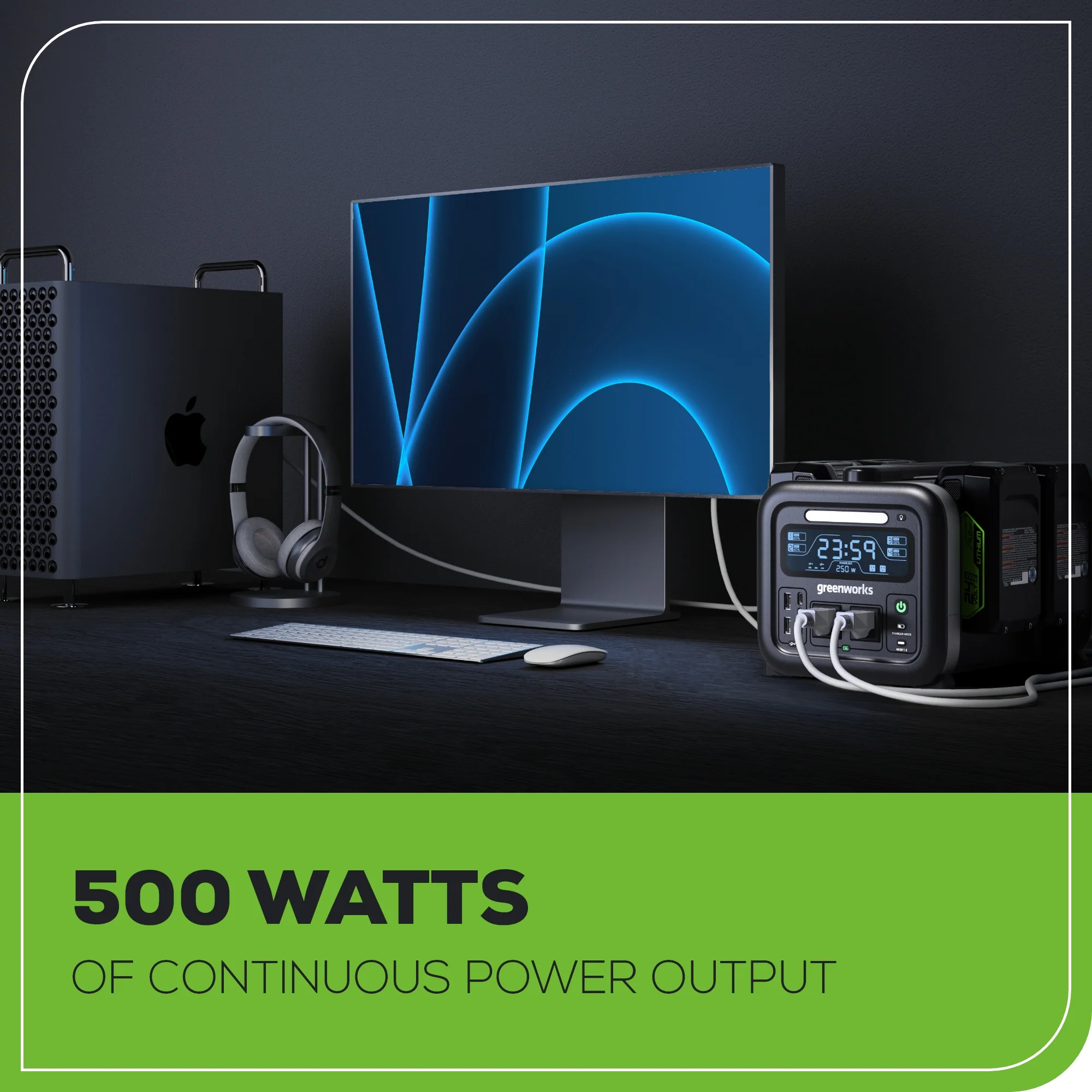 2025 Greenworks 24V 500W Draagbare Energie Station (Alleen Gereedschap)