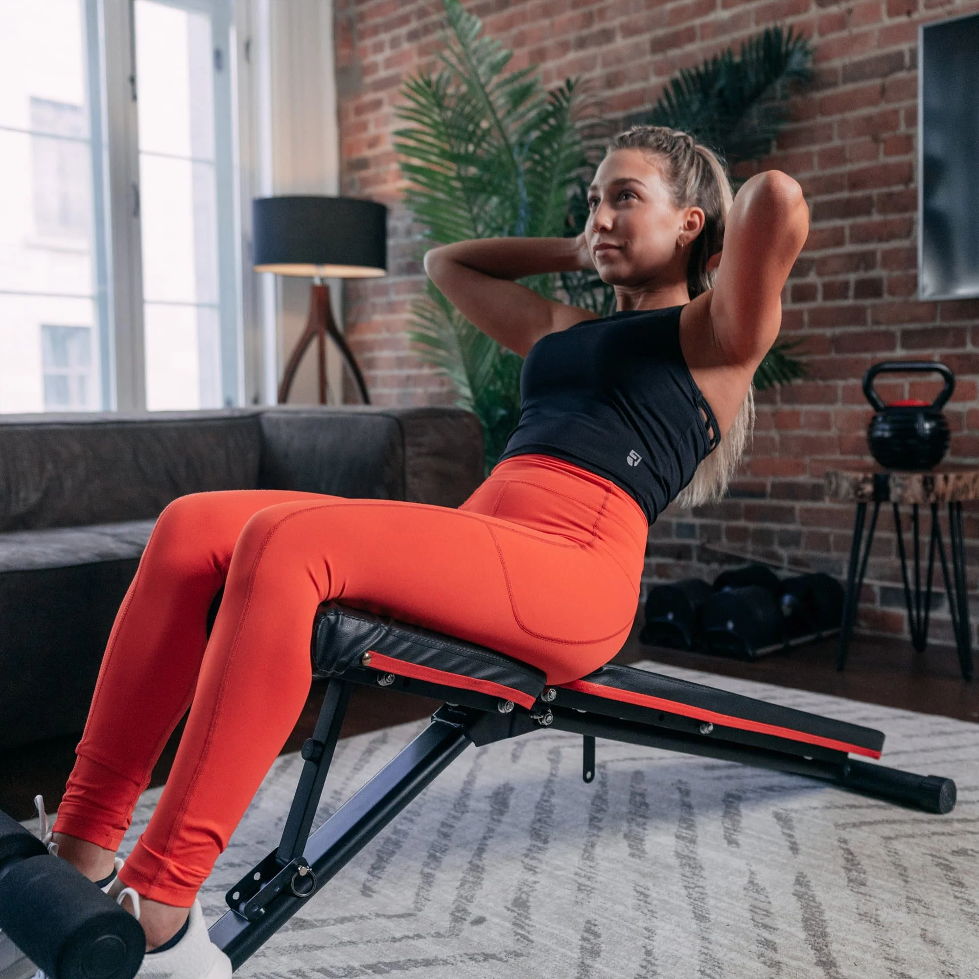 2025 Verstelbare Trainingsbank Montreal Weights met 6 Rugleuningposities en Opvouwbaar Ontwerp