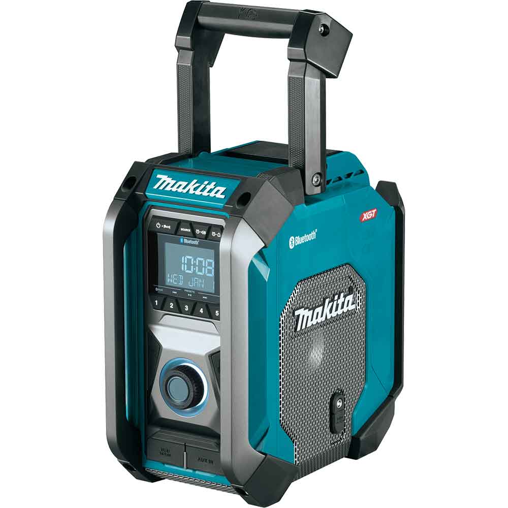 2025 Makita GRM03 Draadloze Bluetooth Radio voor Werkplek 40V MAX XGT - Los Gereedschap