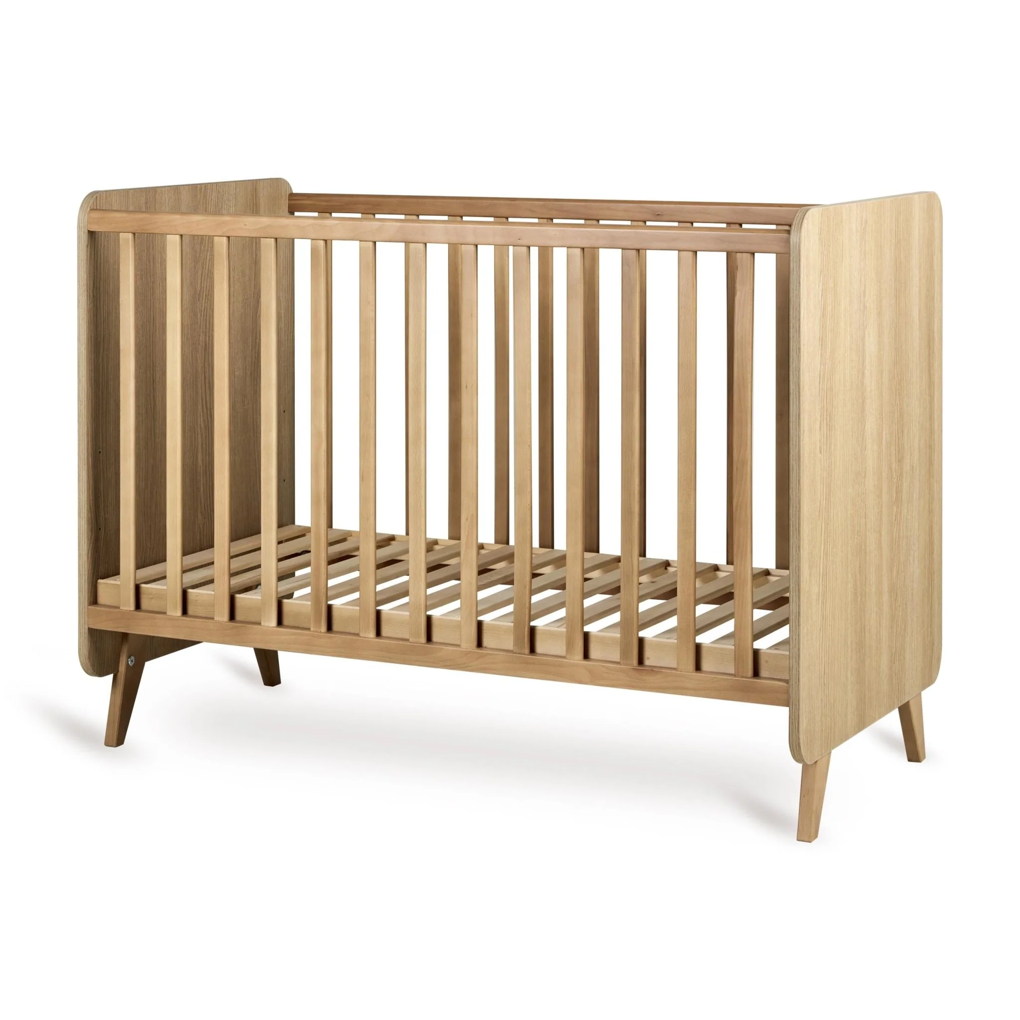 2025 Quax Babybed Loft Collectie �C Naturel | Scandinavisch design | Verstelbaar in 3 hoogtes | FSC-gecertificeerd | Inclusief lattenbodem, zonder matras