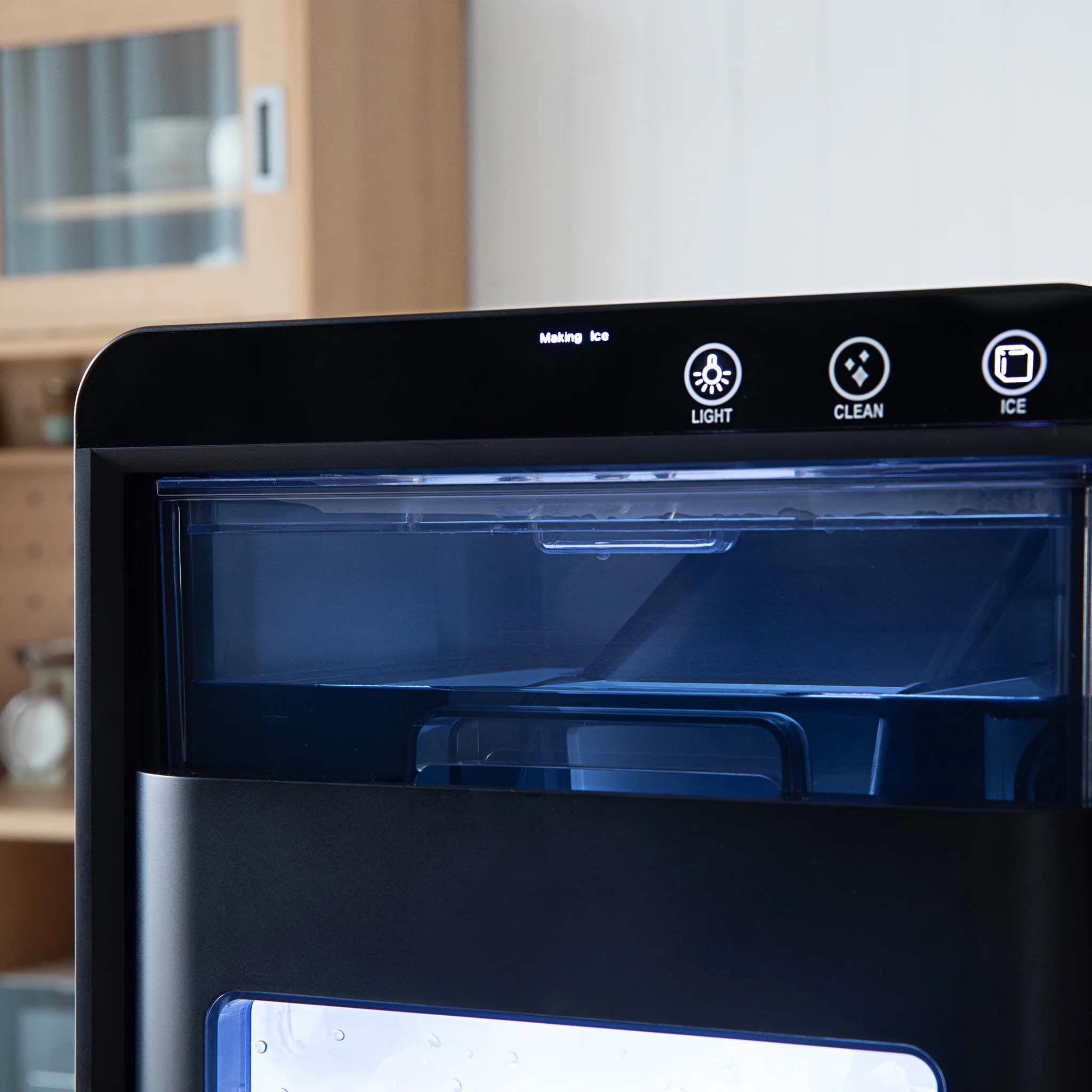 2025 Newair? Bovenblad Ijsmachine, Nugget Ijs, 44 lbs/24 uur