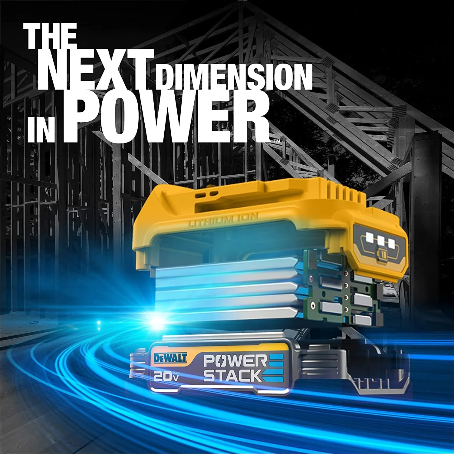 2025 DeWALT DCBP034-2 Compacte Impactbestendige 20V MAX POWERSTACK Batterijen - Verpakking van 2