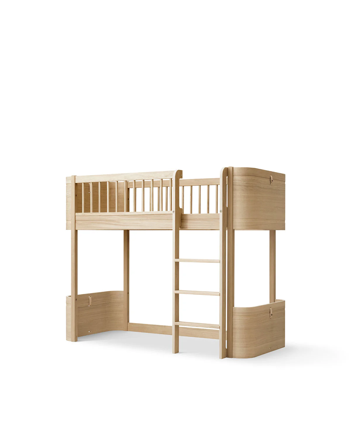 2025 Wood Mini+ halfhoog hoogslaper, 68x162 cm, Eik 041584