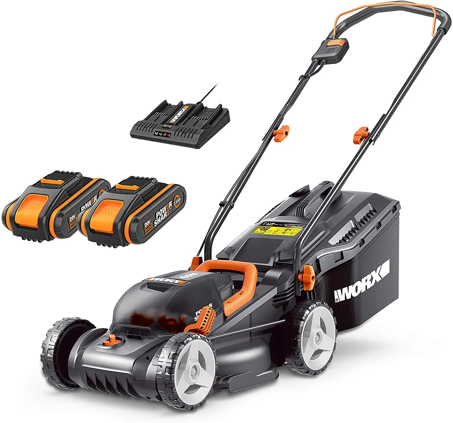 2025 WORX Draadloze Grasmaaier 40V - 34 cm