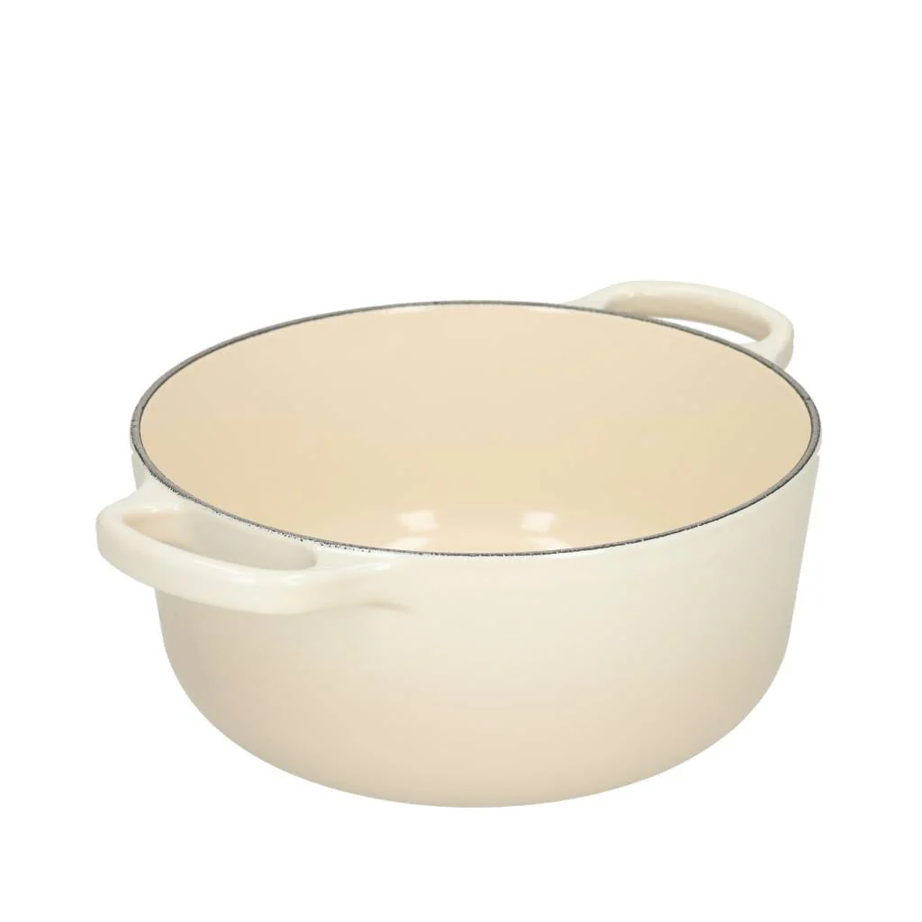 2025 Le Creuset - Signature braad- / stoofpan rond Meringue 20 cm 2,4 l