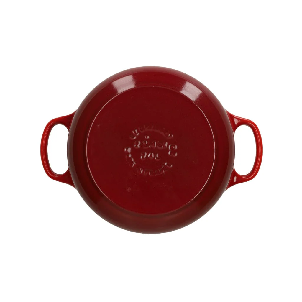 2025 Le Creuset - Signature braad- / stoofpan rond Kersrood 24 cm 4,2 l
