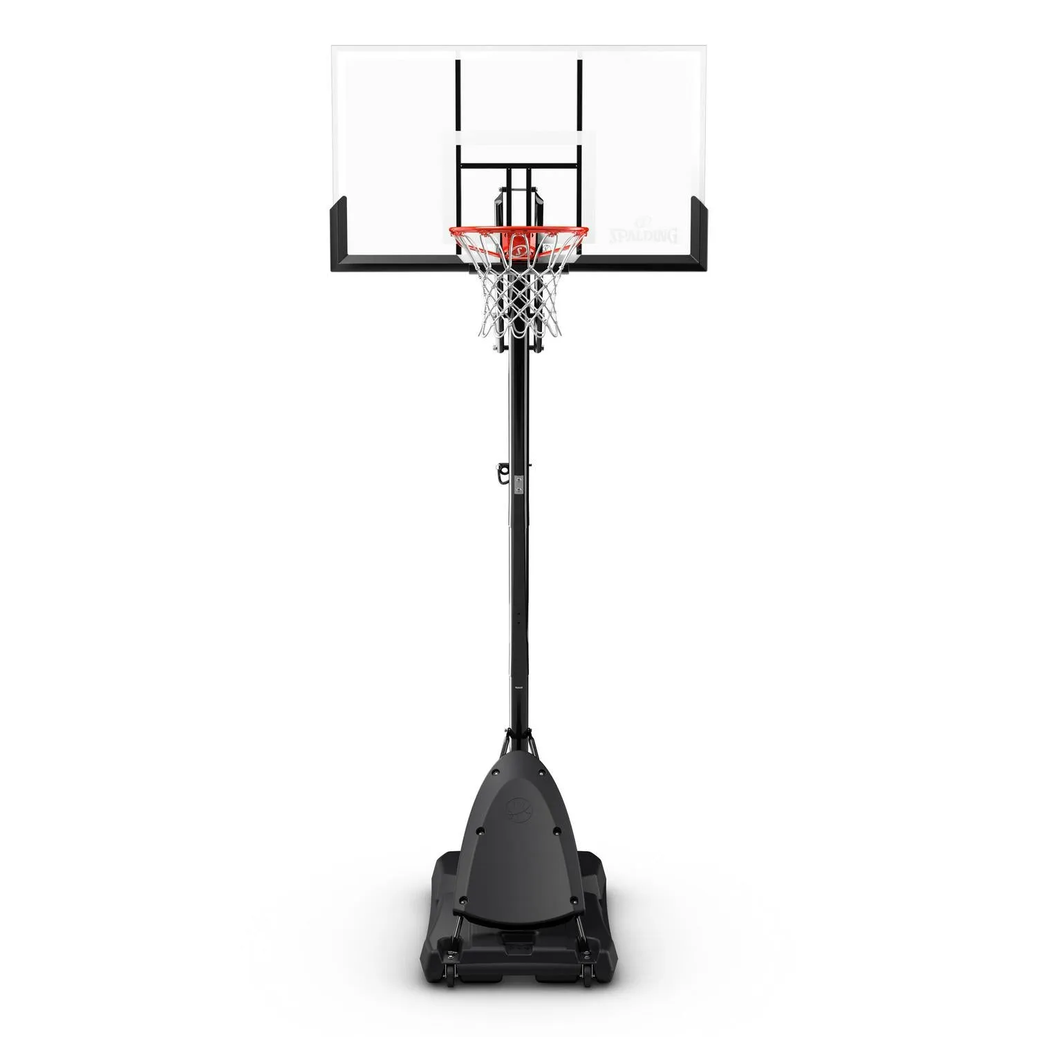 2025 Spalding 54-inch draagbaar basketbalsysteem van onbreekbaar polycarbonaat met Exacta hoogteverstelling