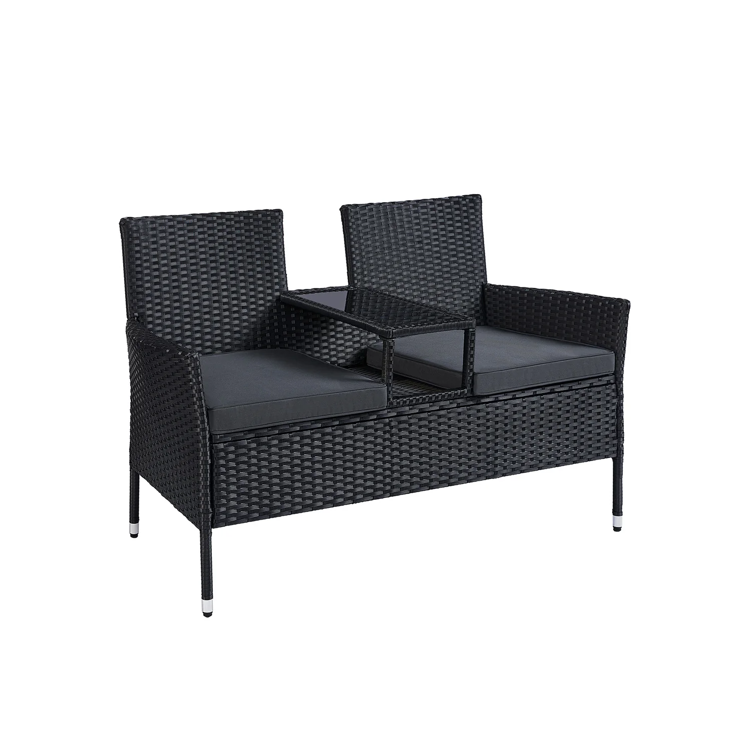 2025 SONGMICS balkonmeubelen van PE-polyrattan met tafel