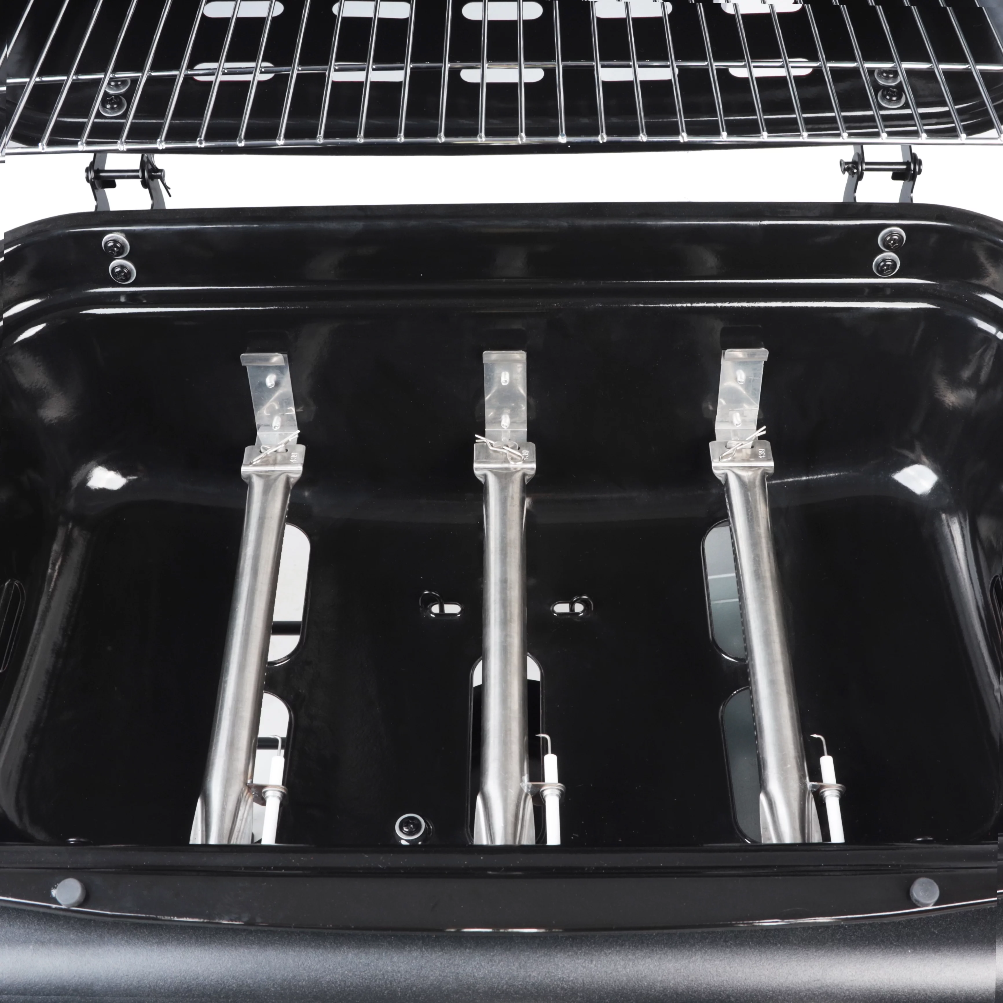 2025 RevoAce 3-pits gasbarbecue op propaan, inclusief zijbrander, saffierblauw, model GBC1729WBS, nieuw