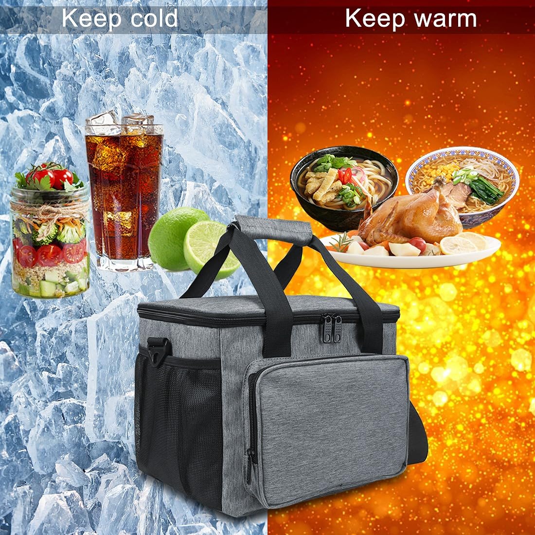 Thermische Isolerende Bezorgen Tassen voor Voedsel �C Houdt Eten Warm, Geschikt voor Catering