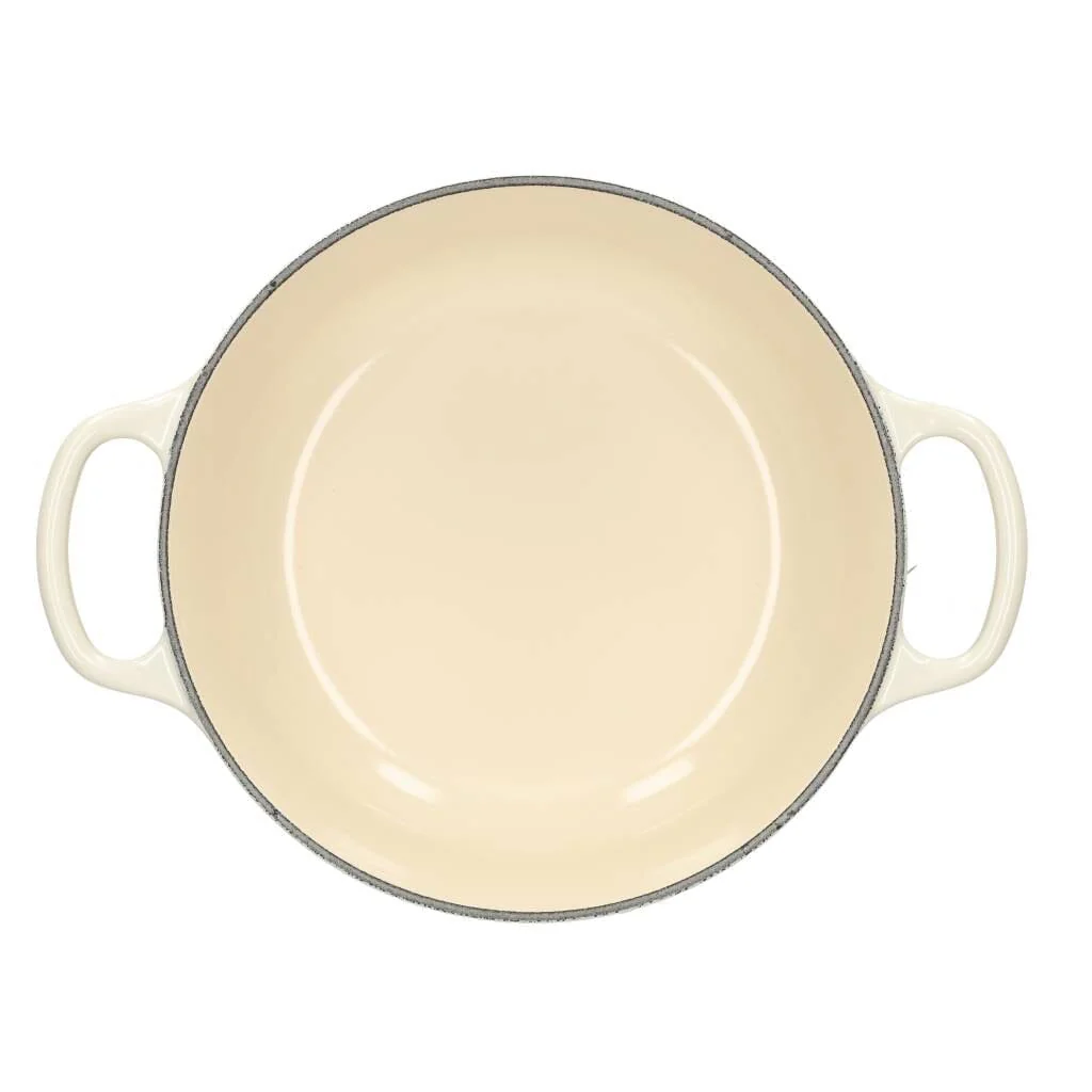 2025 Le Creuset - Signature braad- / stoofpan rond Meringue 20 cm 2,4 l