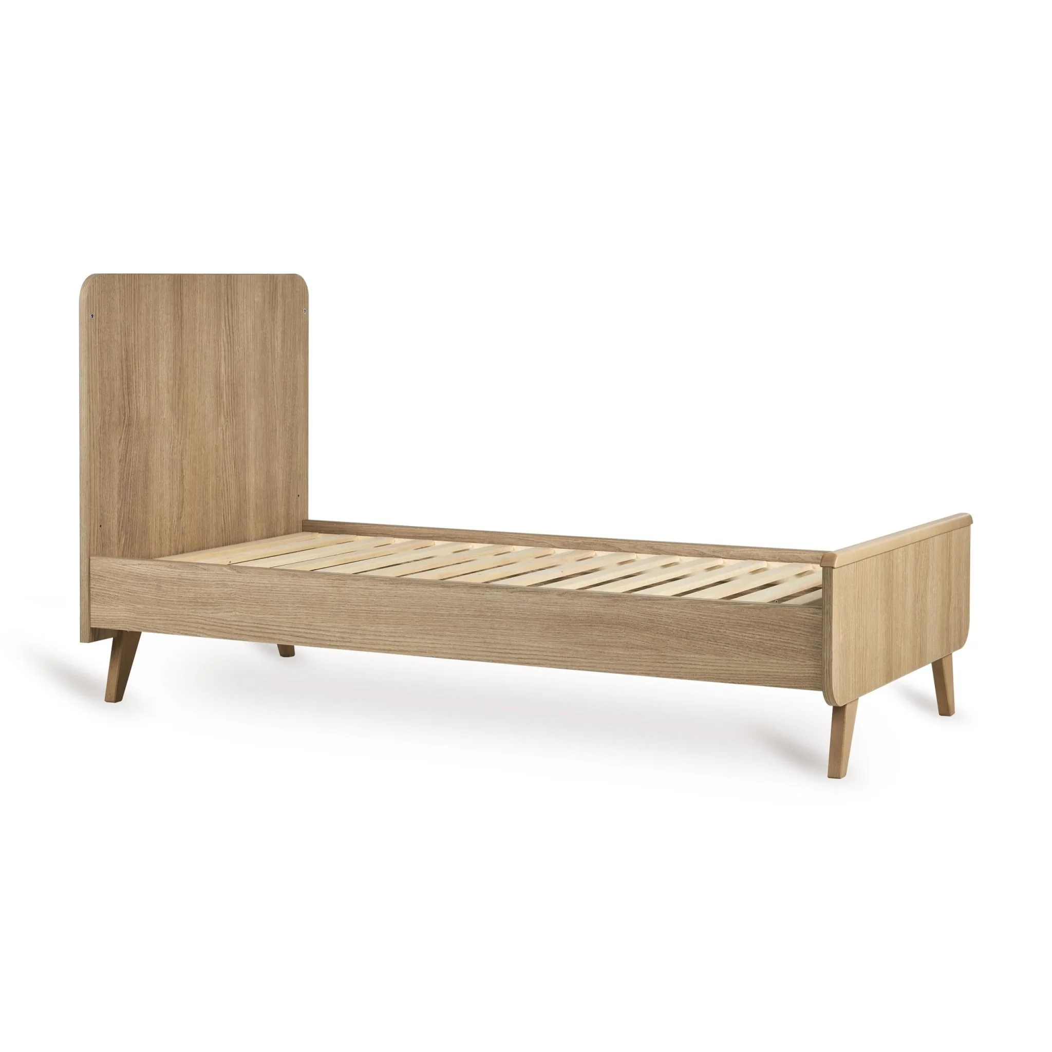 2025 Babybed Loft - Honey Ash 140x70cm (inclusief ombouwmogelijkheid tot kinderbed 140x70cm)