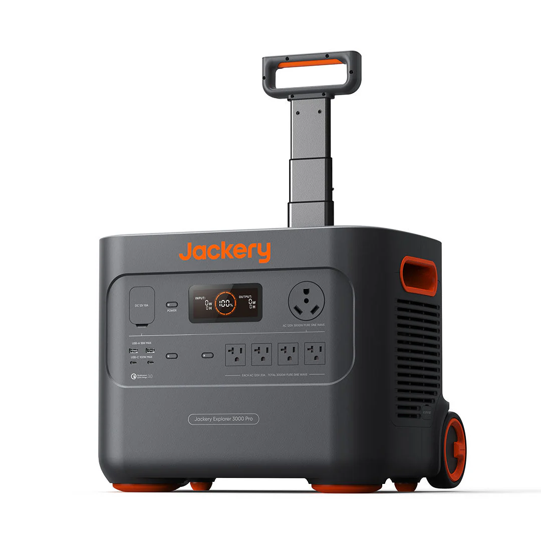 2025 Jackery Explorer 3000 Pro Draagbare Energie Station �C 3024Wh Lithium-ion Batterij, 3000W Uitgang, Ultra Snelle Zonne-oplading