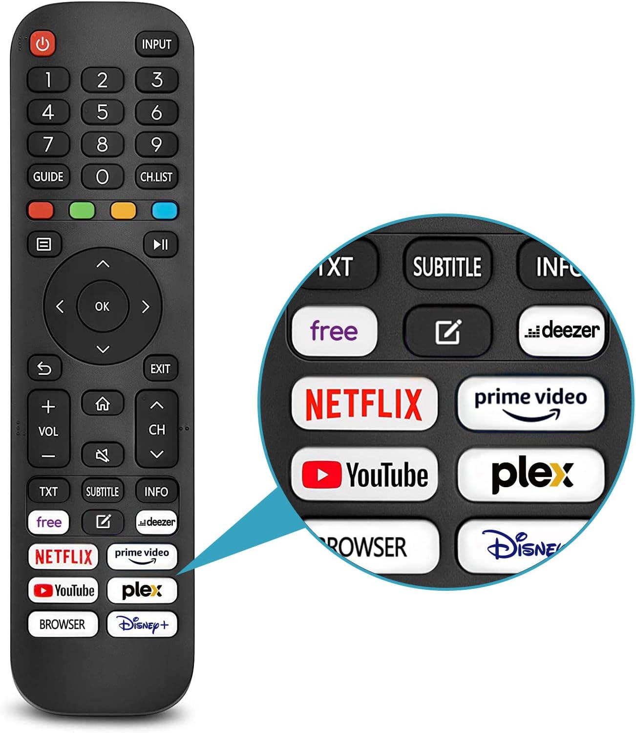 RCA RS32H2 Android Smart TV 32 inch (80 cm) Televisie met Google Assistant, Chromecast, Netflix, Prime Video, Google Play, YouTube, Disney+, WiFi, BT-afstandsbediening met microfoon, DVB-S/S2/T/T2/C