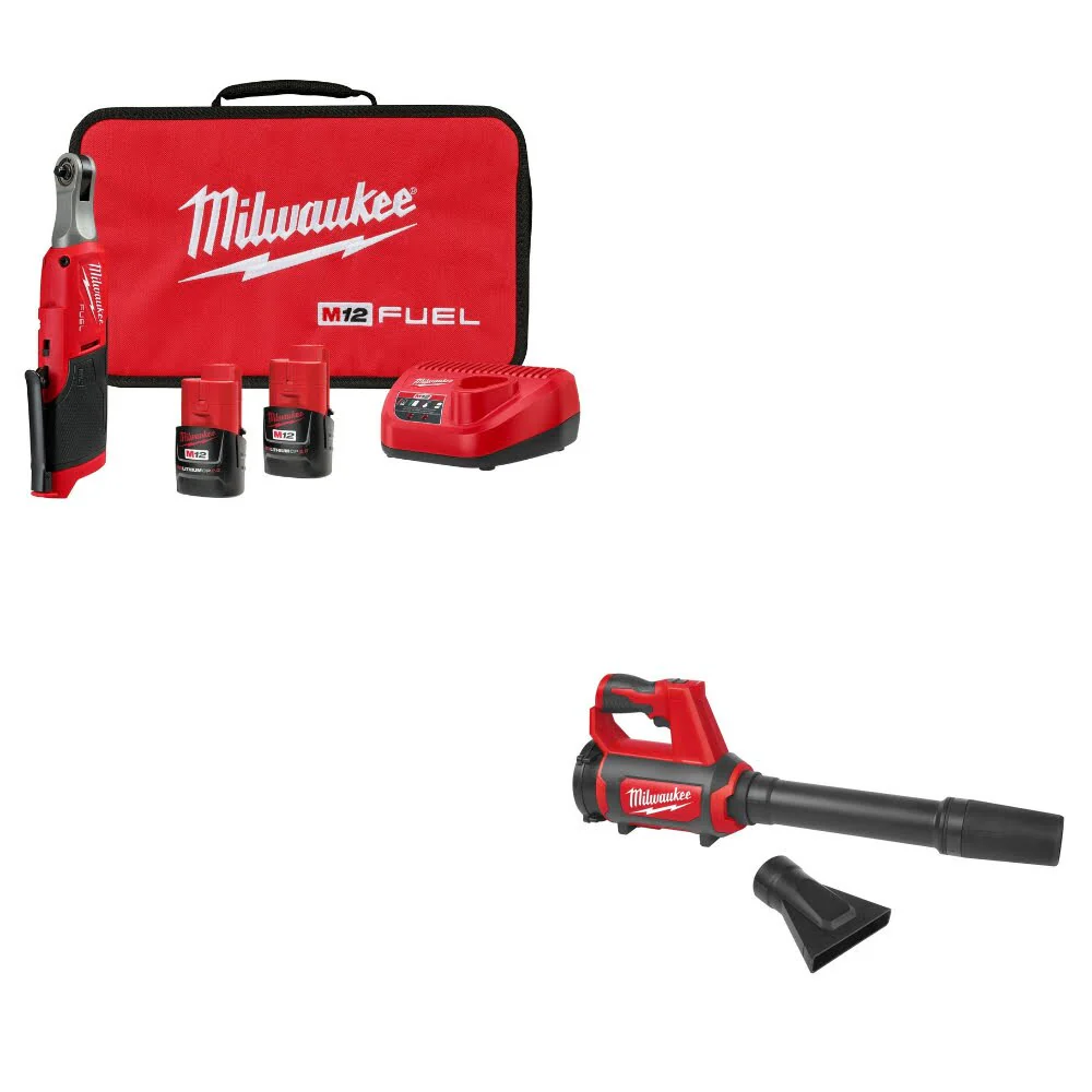 Milwaukee 2566-22 Kit met High-Speed Ratelsleutel + GRATIS Puntblazer 0852-20