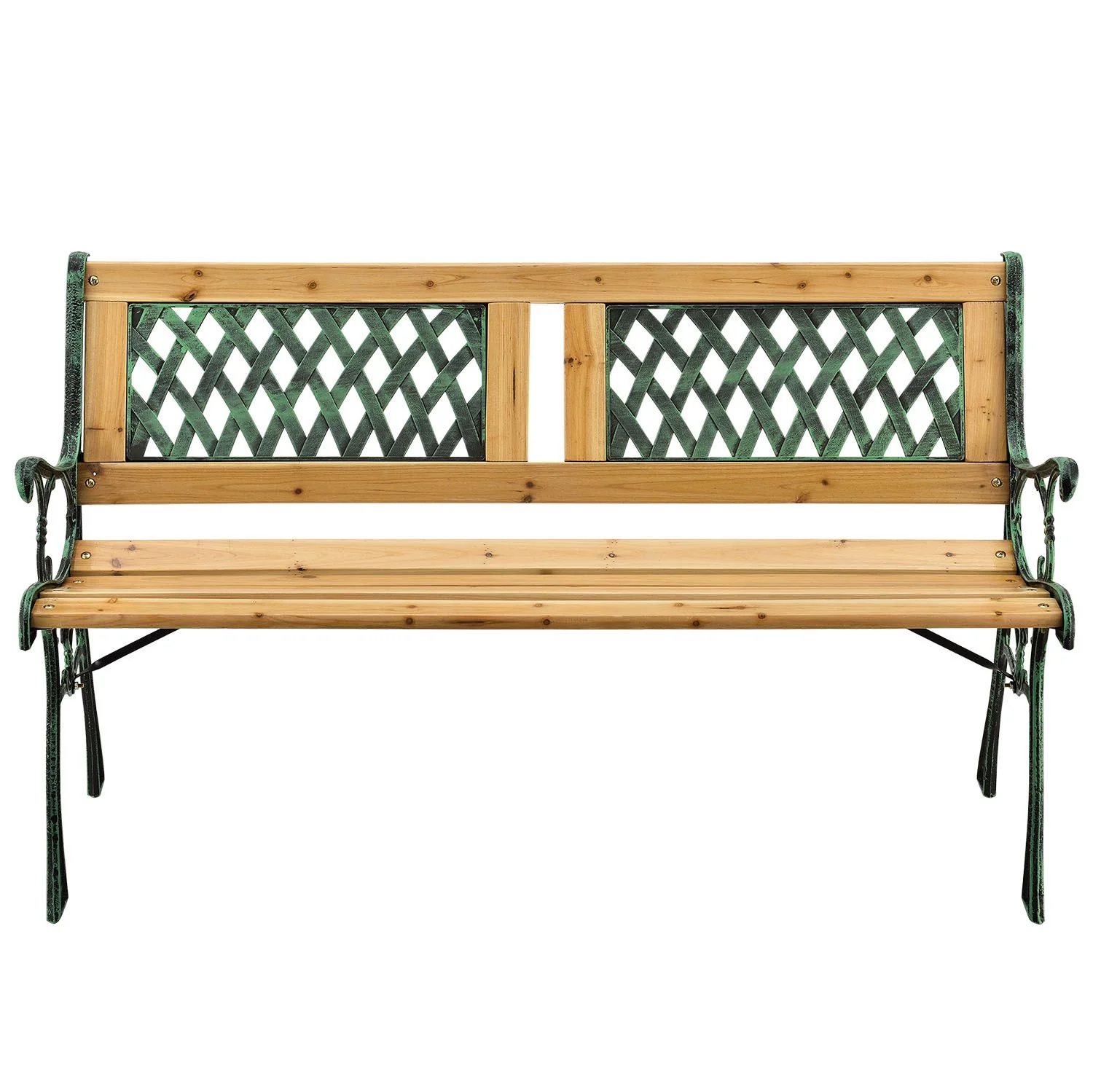 2025 Vintage tuinbank Sanremo van hout en gietijzer