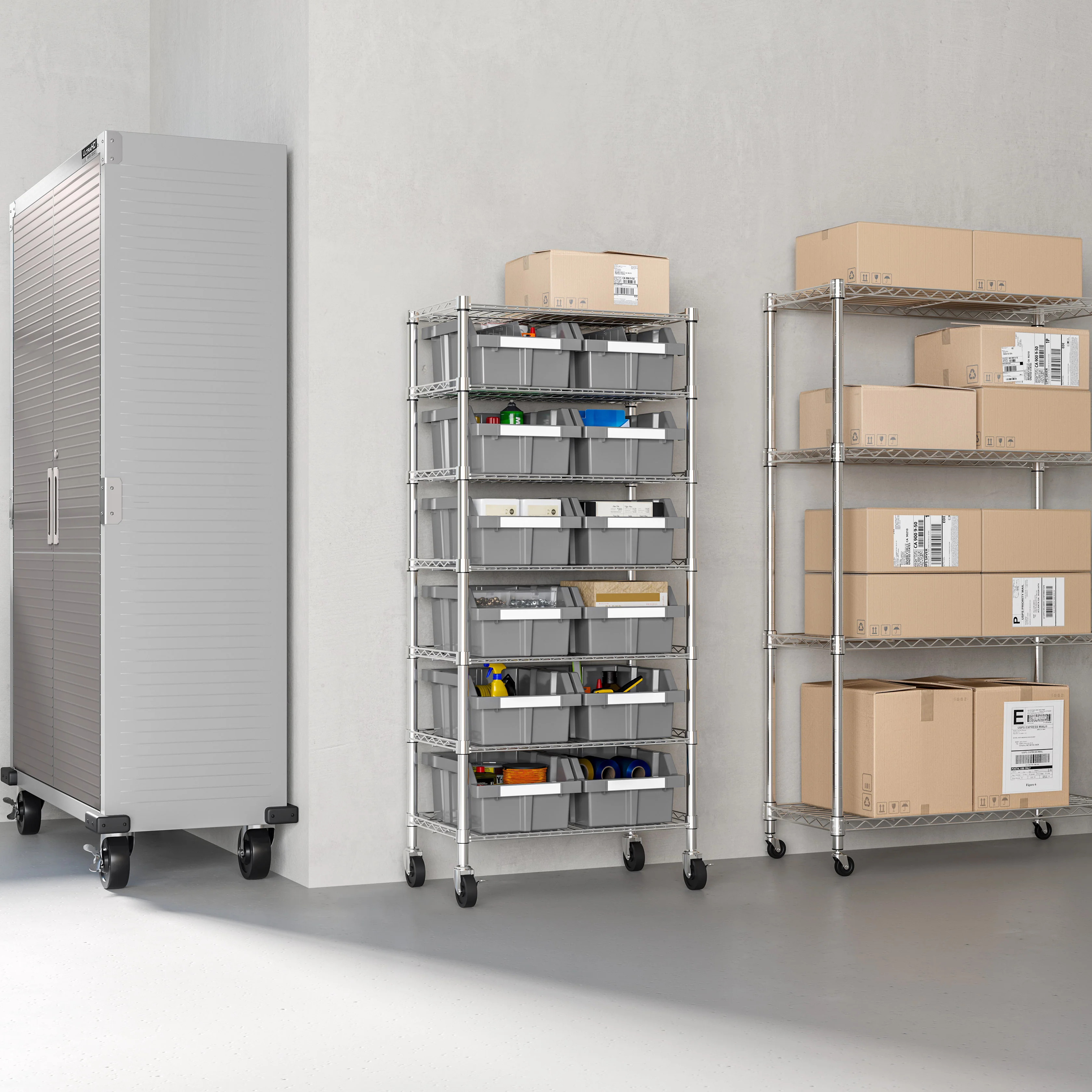 2025 NSF Rek met 7 Niveaus en 12 Bakjes