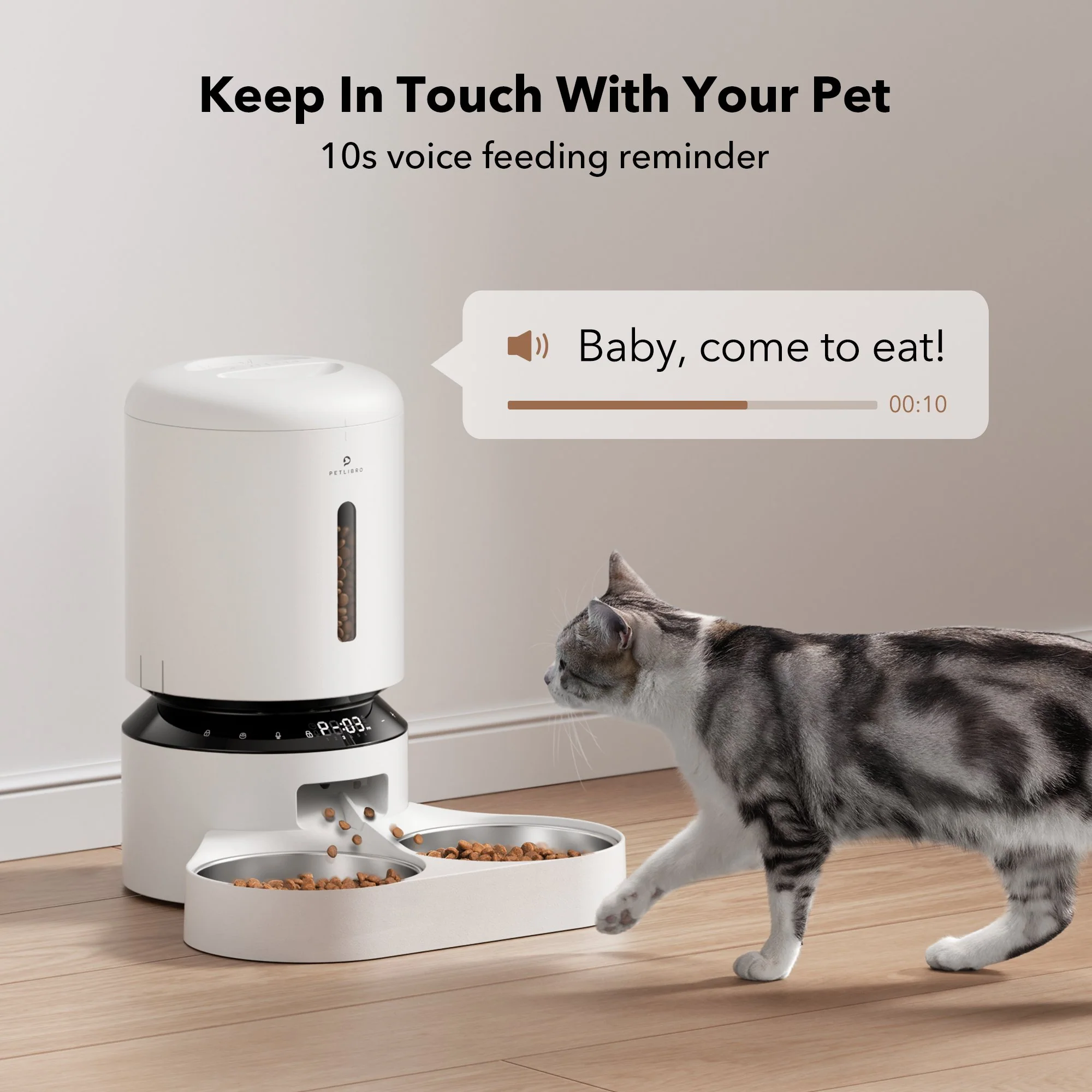 2025 PETLIBRO Dubbele Automatische Voederbak met Schalen