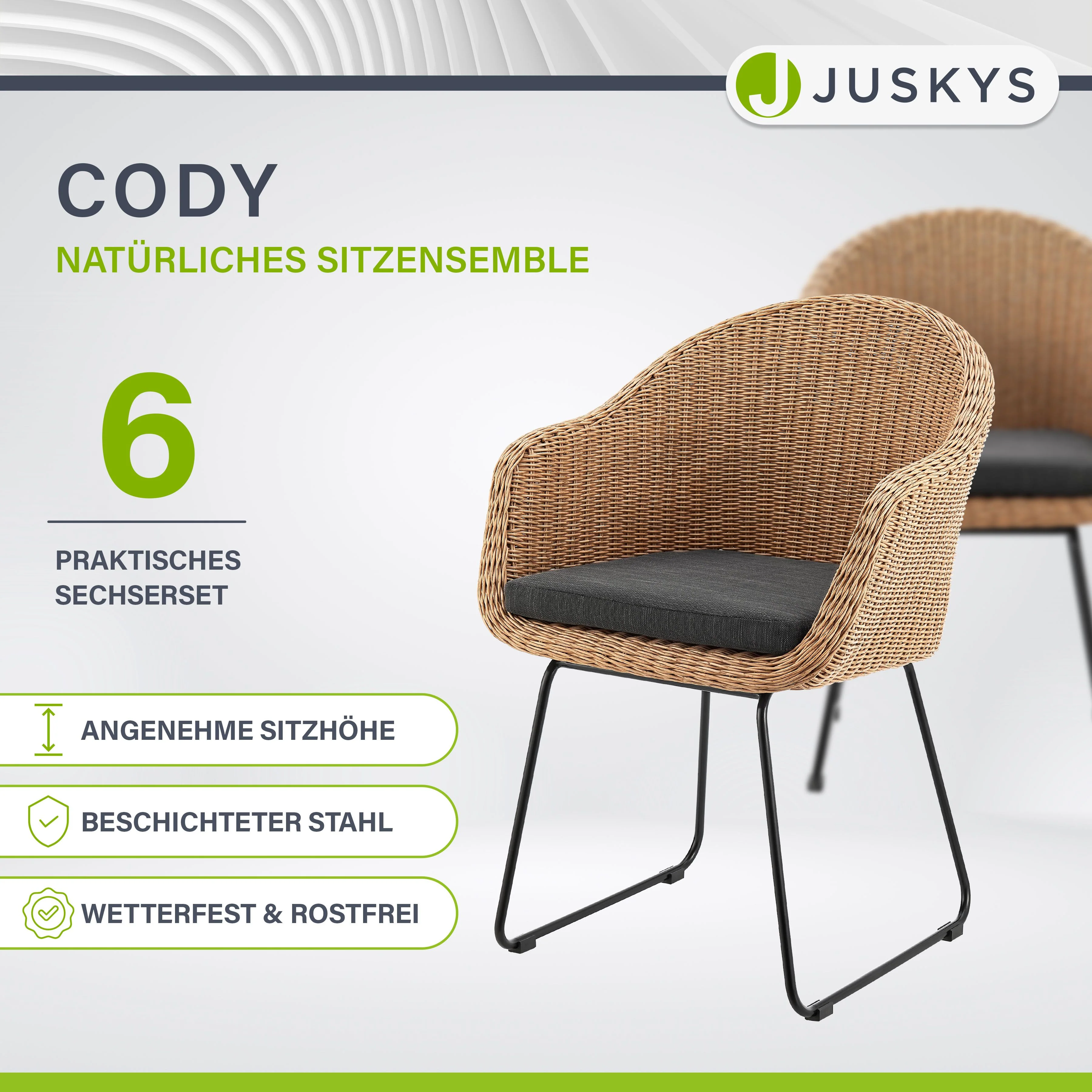 2025 Rattan Stoelen Cody