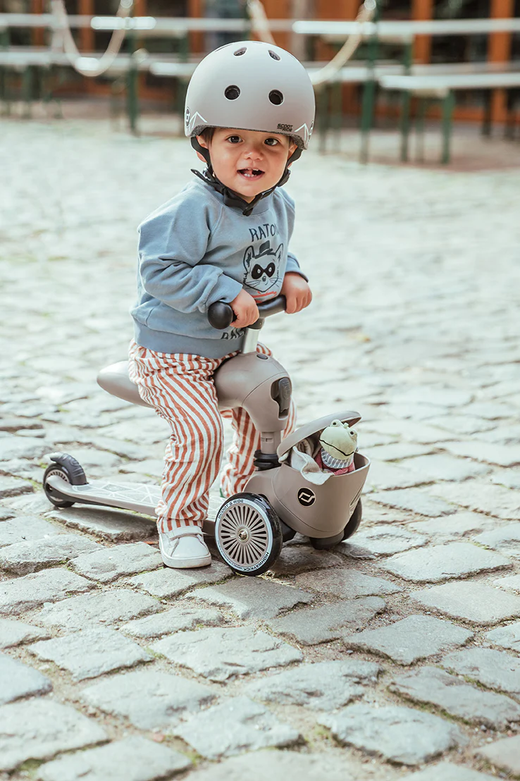 2025 Scoot & Ride Highwaykick 1 Lifestyle �C 2-in-1 loopfiets en step met zitje voor kinderen van 1 tot 5 jaar