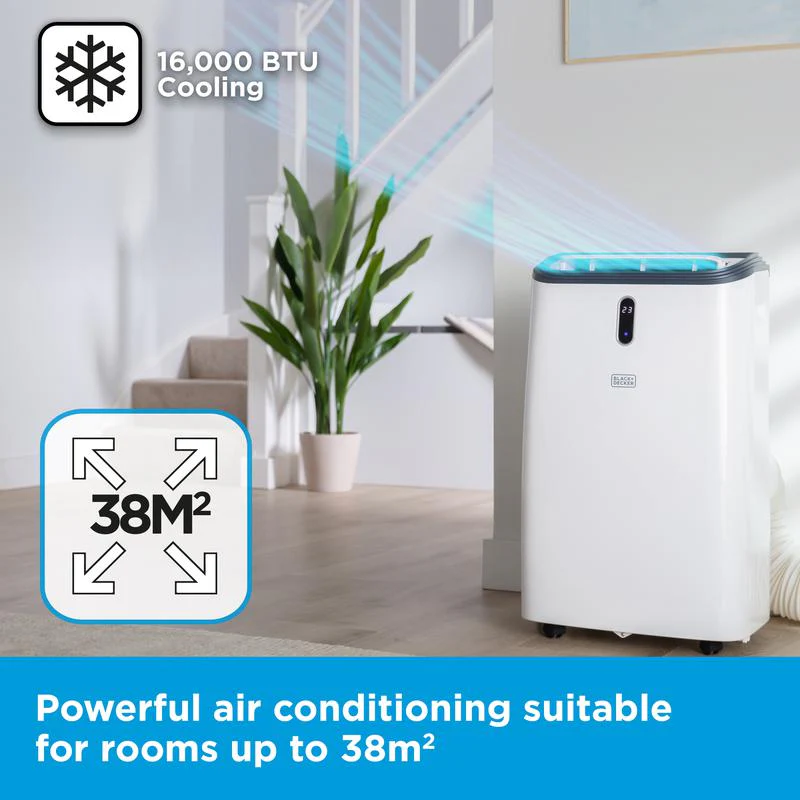 Slimme Draagbare Airconditioner Black+Decker BXAC40018GB 16.000 BTU