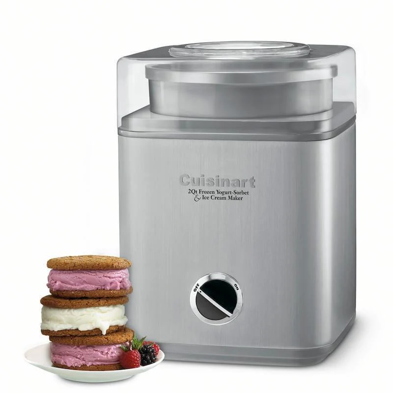 Cuisinart Automatische IJsmaakmachine van 2 Quart �C Snelle Zelfgemaakte IJs, Sorbet en Bevroren Yoghurt