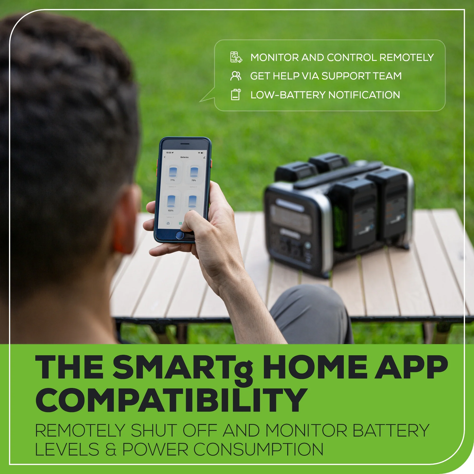 2025 Greenworks 24V 500W Draagbare Energie Station (Alleen Gereedschap)