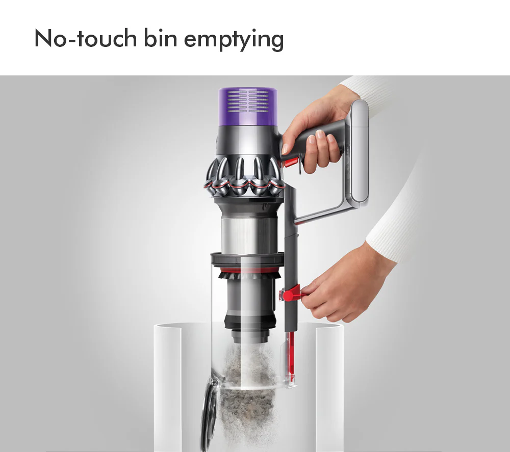 2025 Dyson V11 Extra Draadloze Steelstofzuiger �C Tot 60 Minuten Gebruikstijd, Nikkel en Rood