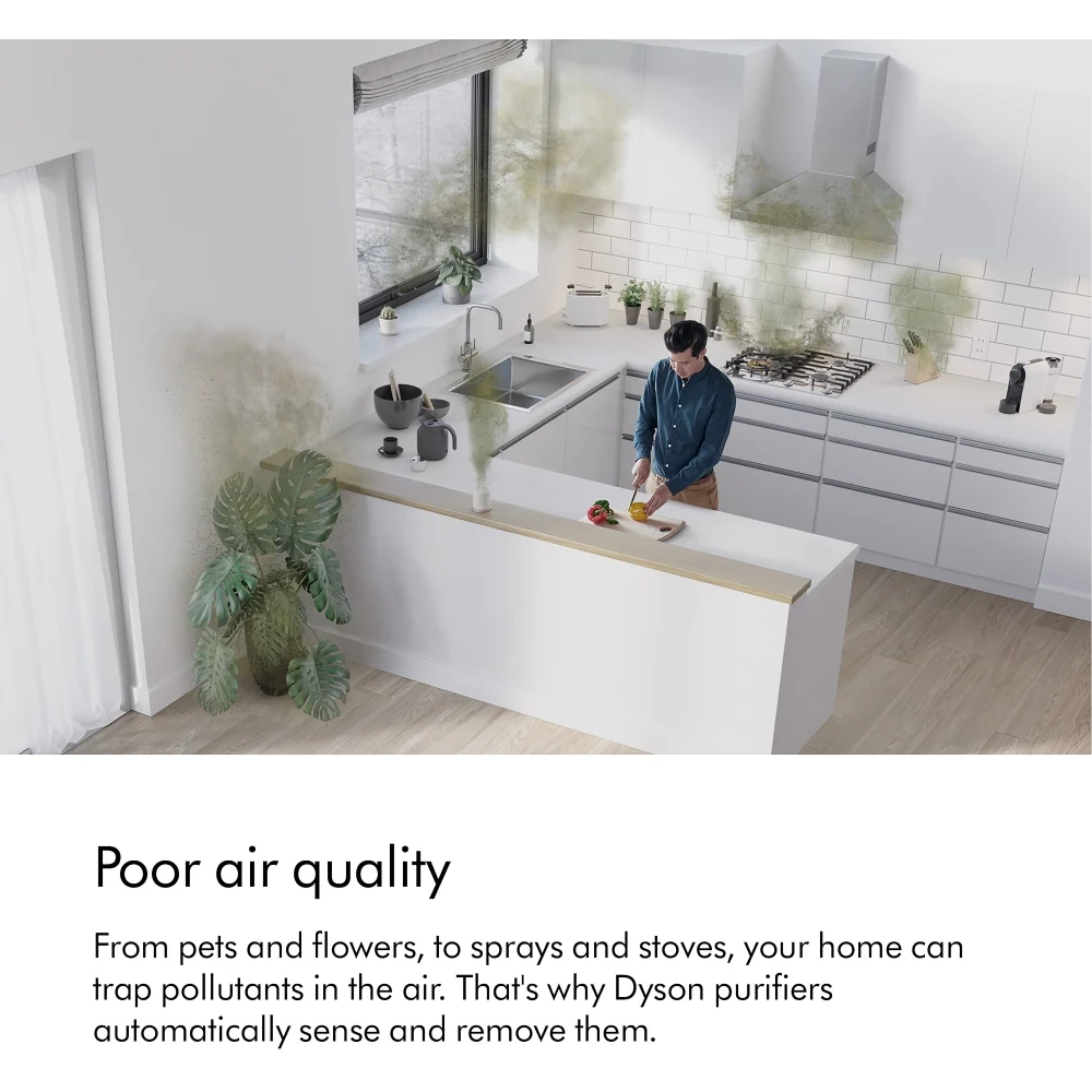 Dyson HP10 Purifier Hot+Cool? Gen1 Luchtzuiveraar met Verwarming en Ventilator �C Wit