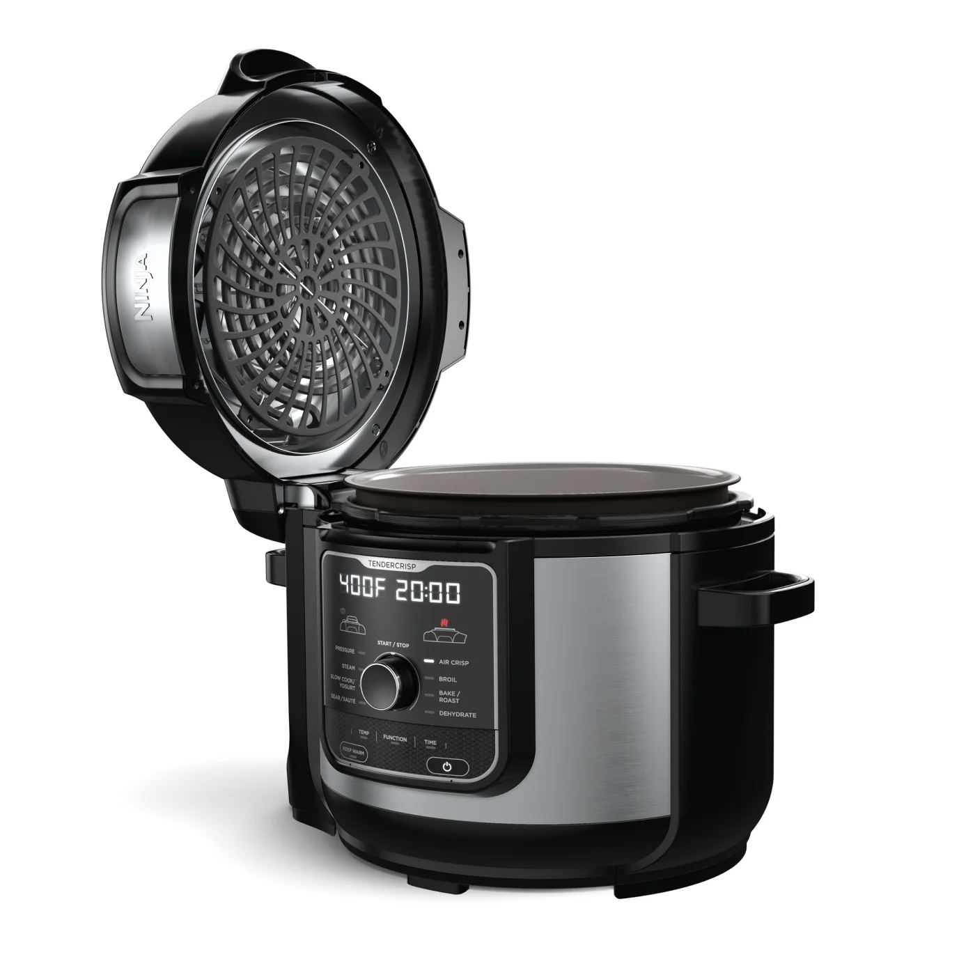 2025 Ninja Foodi 10-in-1 Multi-Cooker SmartLid met TenderCrisp? Technologie �C 7,5L Pan + 4,7L Cook & Crisp? Mand