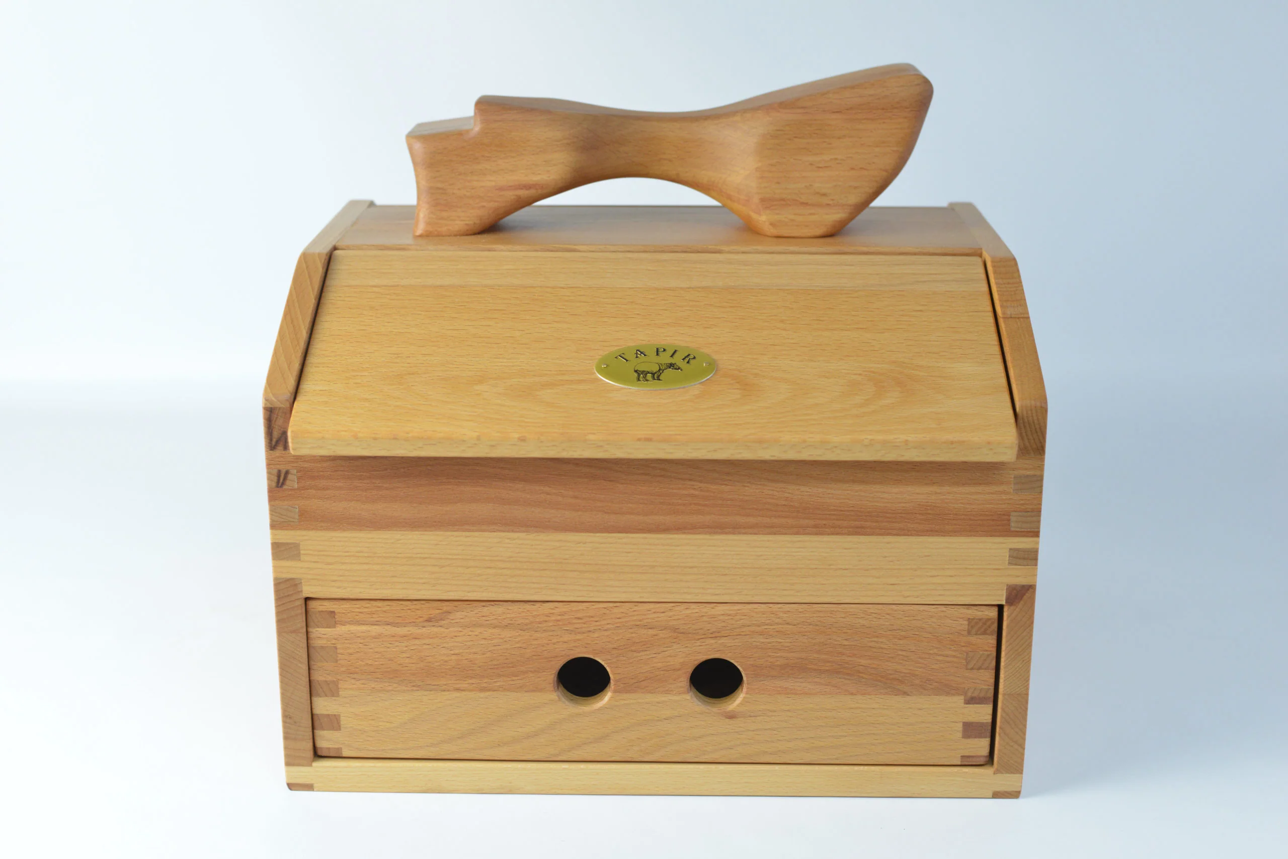 2025 Schuhputzkiste aus ge?ltem Buchenholz