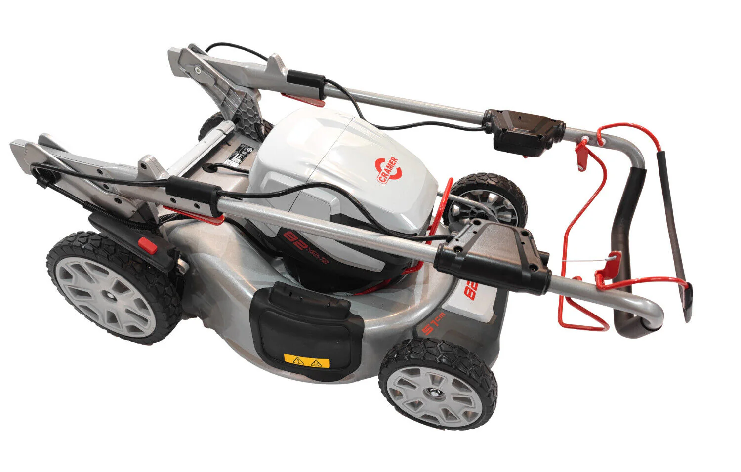 2025 Cramer 82LM51SX SET met accu en oplader �C Professionele zelfrijdende accugrasmaaier 51 cm inclusief 6ah accu en oplader