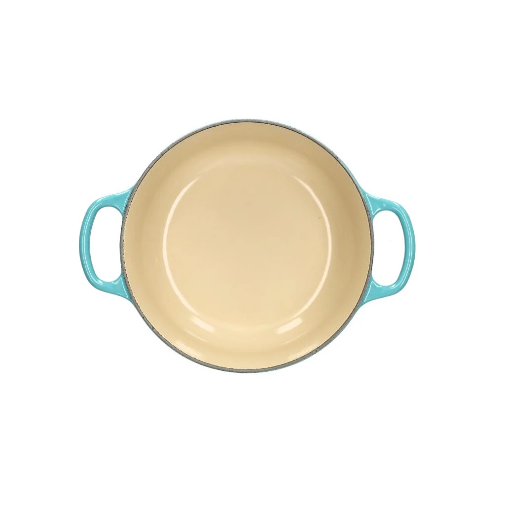 2025 Le Creuset - Braad-/Stoofpan Signature rond Caribbean Blue 20 cm 2,4 l