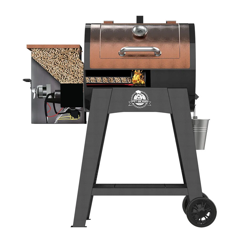 Pit Boss Lexington houtpelletgrill 540 vierkante inch met grillplaat en vleesthermometer