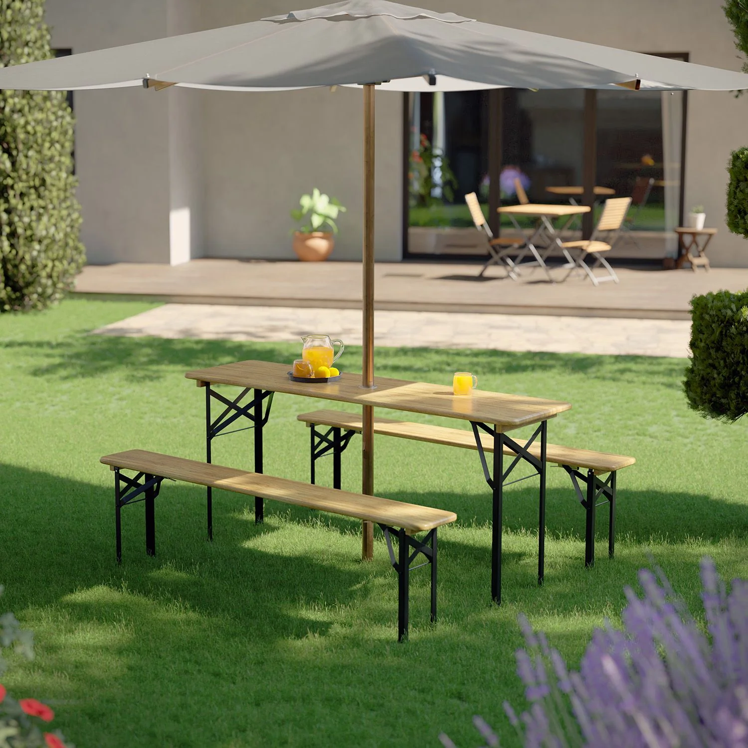 2025 Bierzeltgarnituur Bichl 170 cm