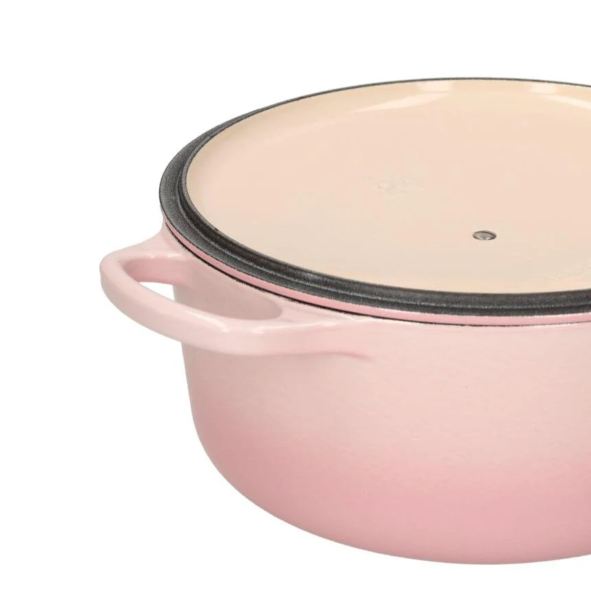 2025 Le Creuset - Signature Braad- / Stoofpan rond Shell Pink 24 cm 4,2 l