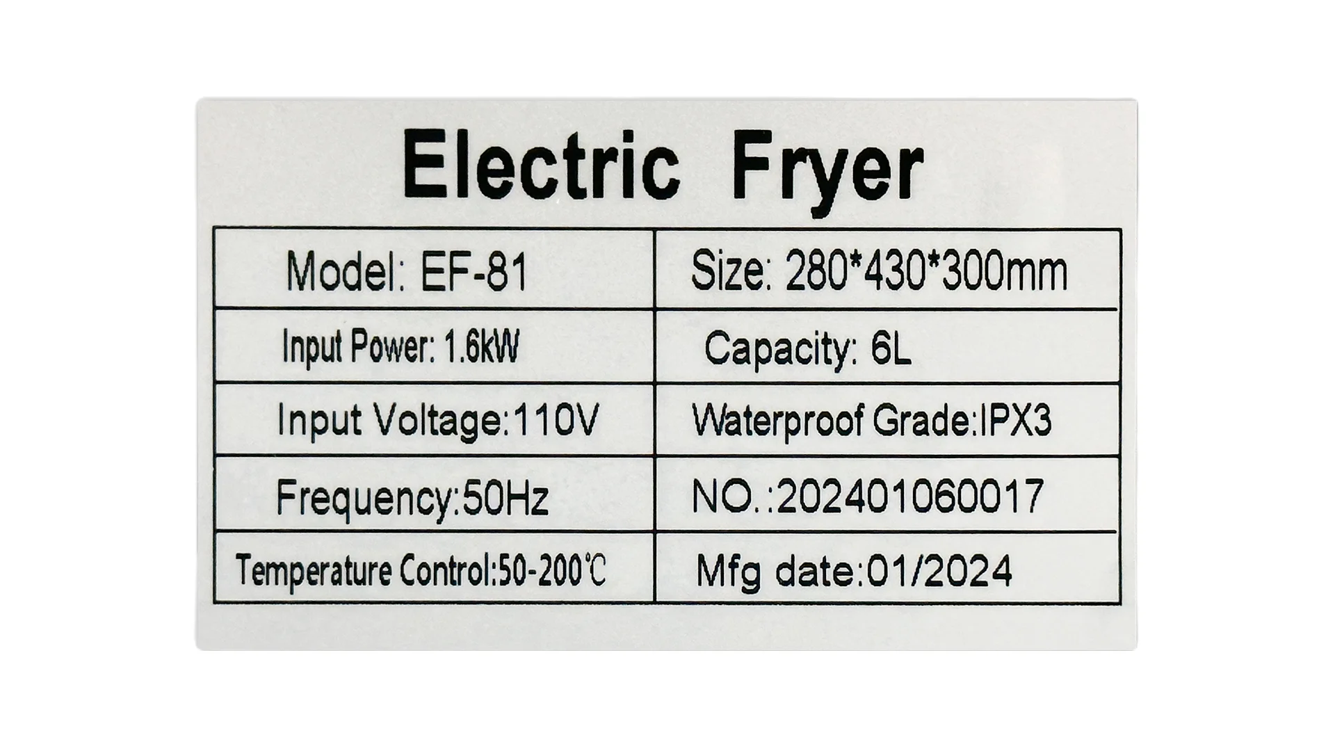 Elektrische friteuse 1600 W, roestvrijstalen tafelfriteuse met grote capaciteit, multifunctionele versterkte friteuse, enkele commerci?le kamer met 2,5 gallons