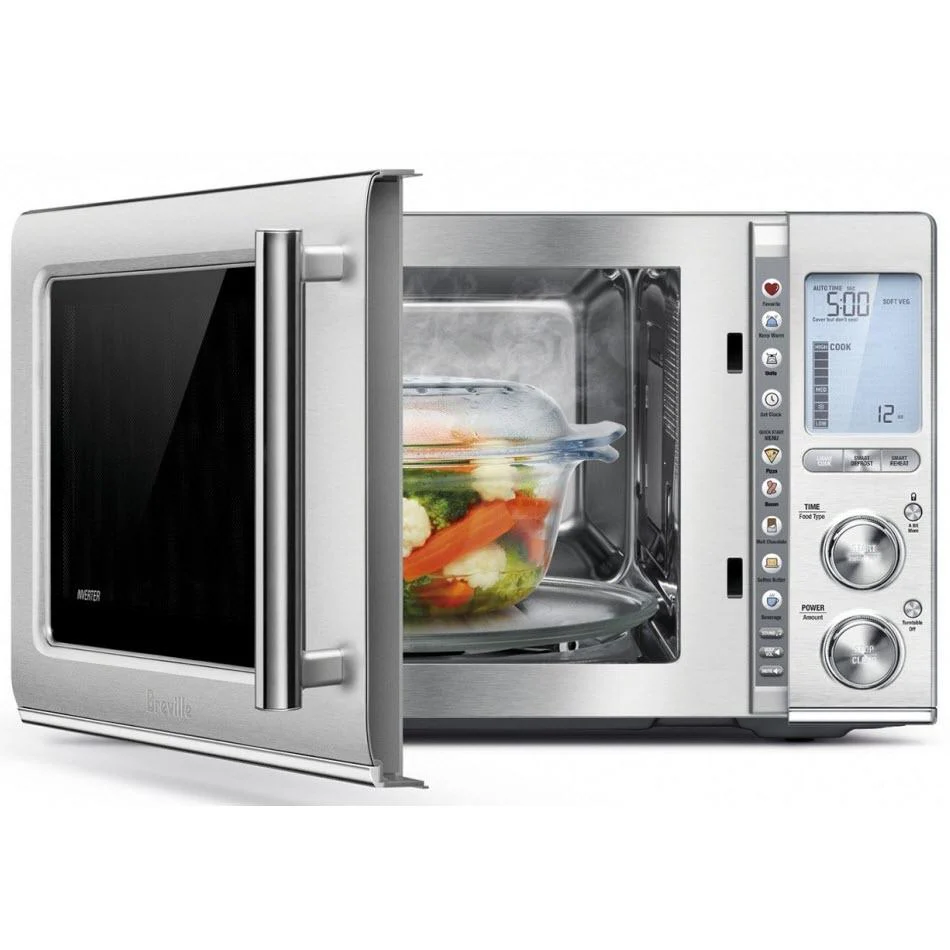 2025 Breville Smooth Wave Magnetron �C Sensor iQ? Technologie, Vermogensgladheidsinverter en 15 Slimme Voorinstellingen