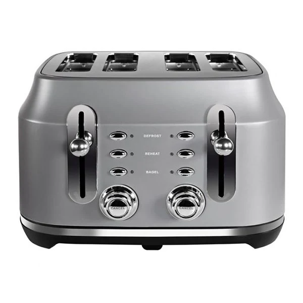 2025 Rangemaster RMCL4S201GY Klassieke Broodrooster voor 4 Sneden �C Grijs
