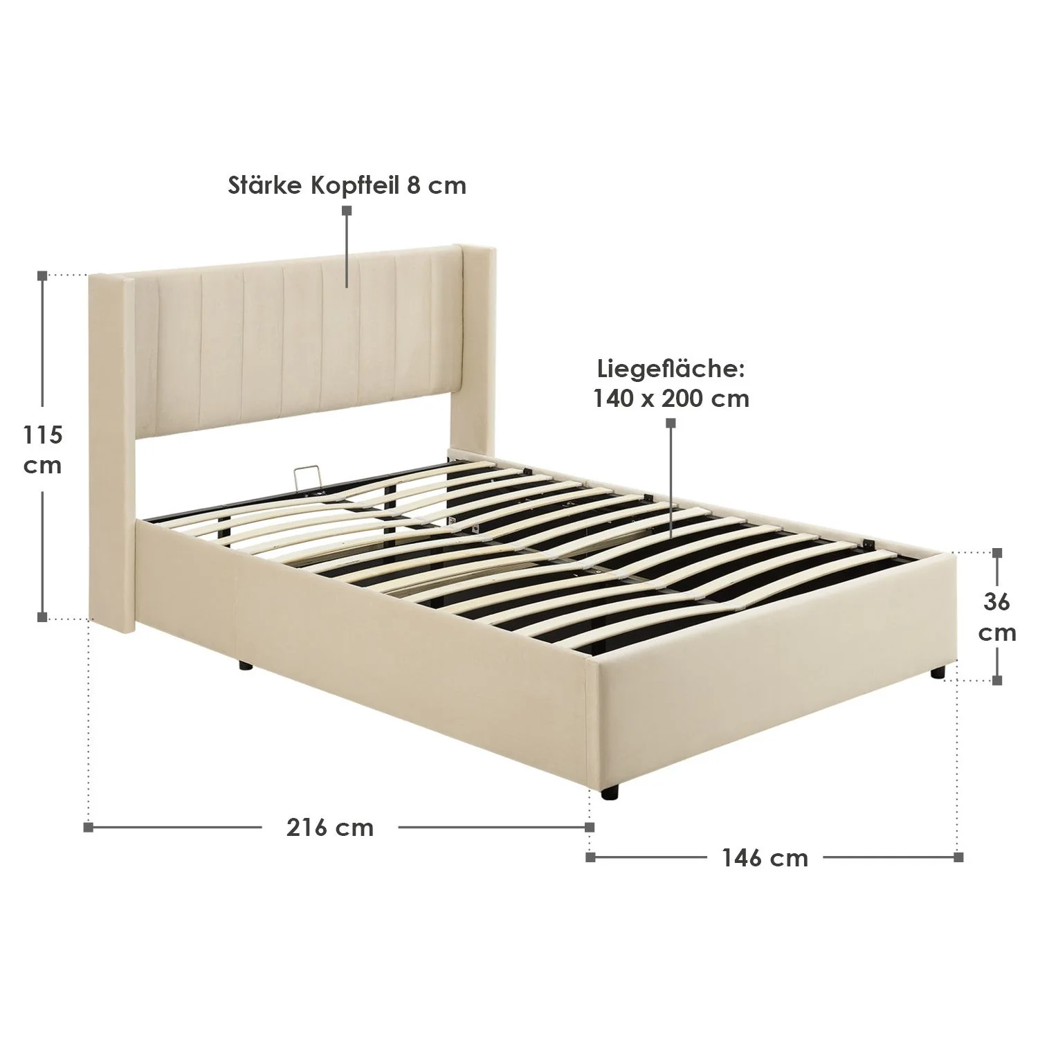 2025 Polsterbett Savona