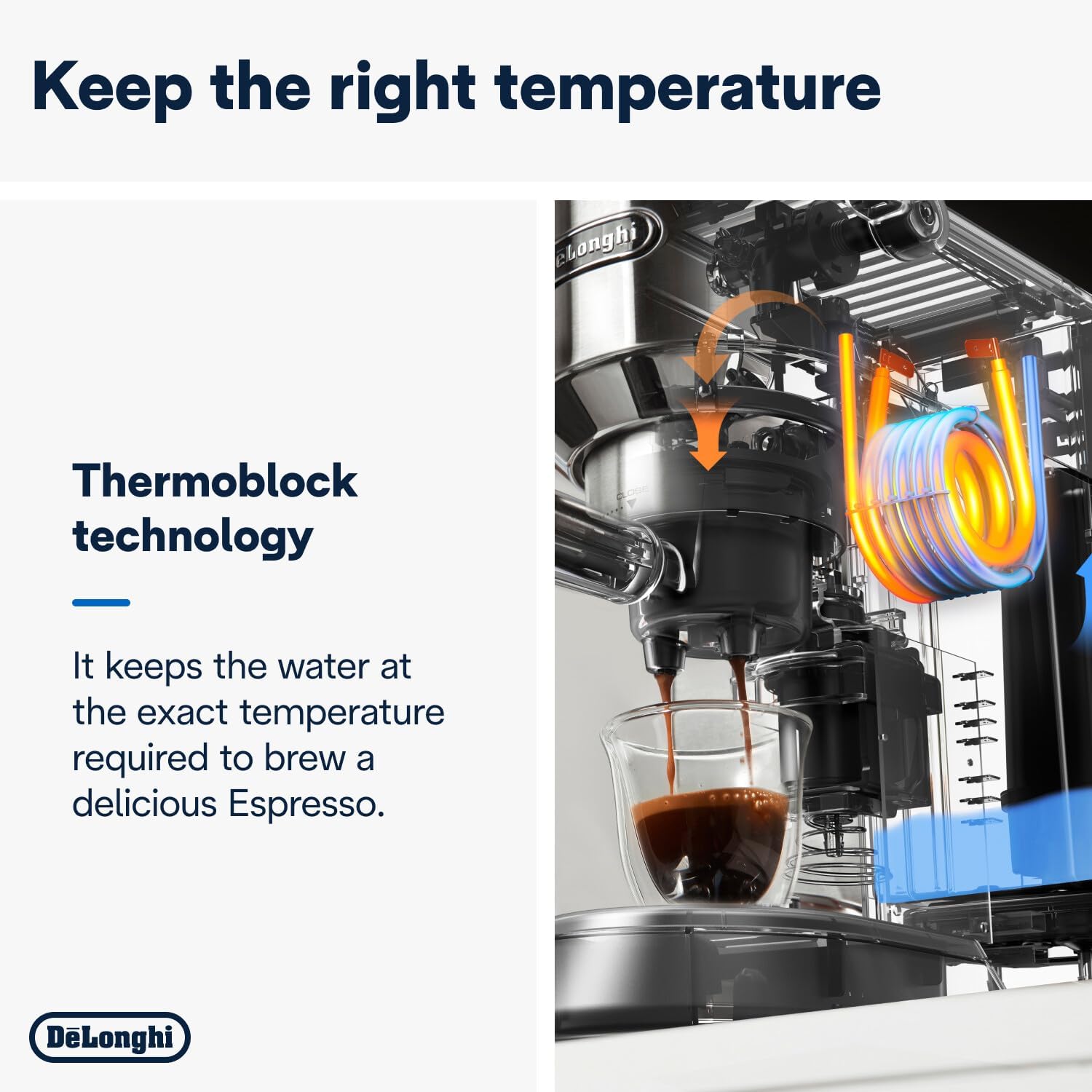 De'Longhi Dedica Style, Traditional Pump Printing Espresso Machine, Coffee and Cappuccino Maker, EC685M, Silver