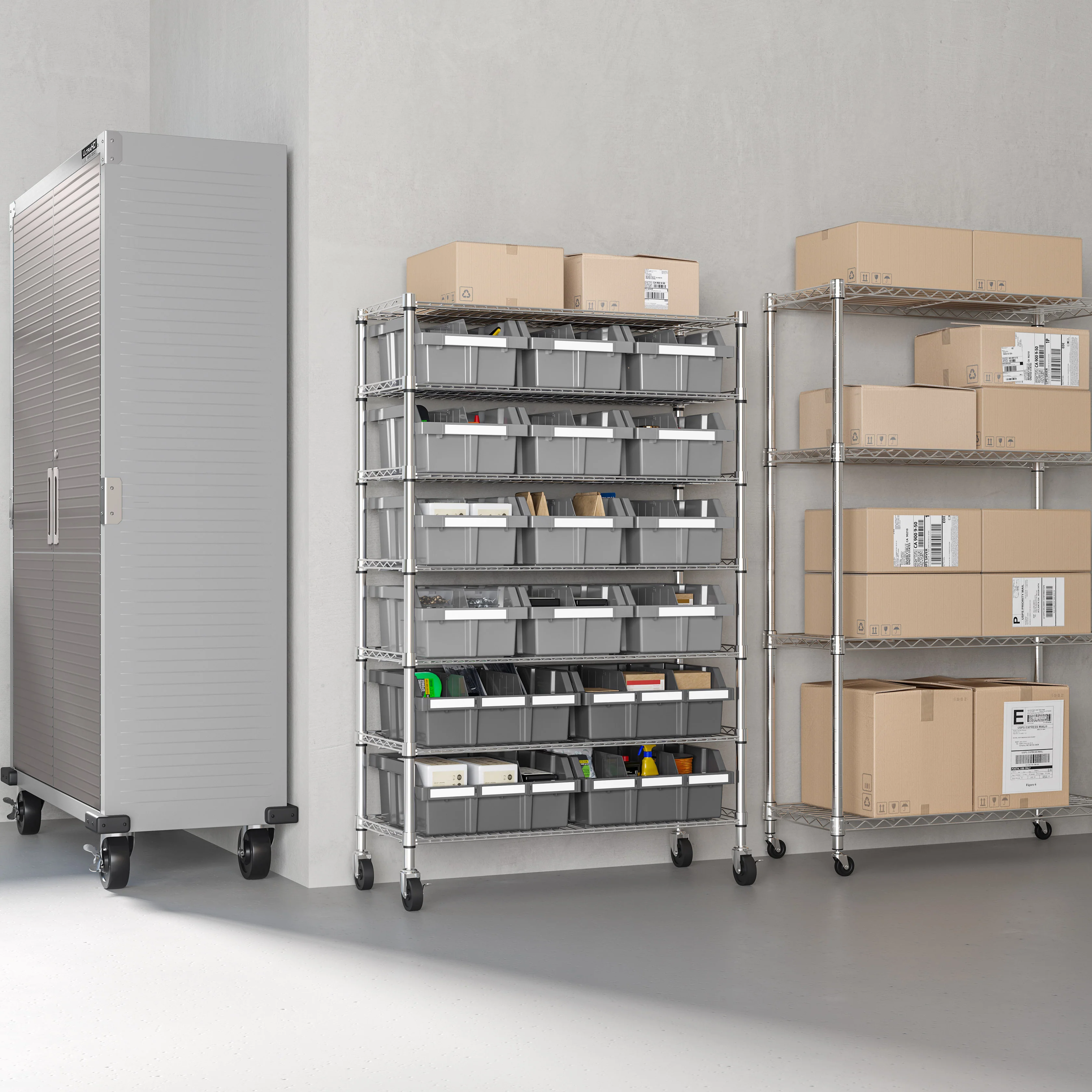 2025 NSF Rek met 7 Niveaus en 16 Bakjes