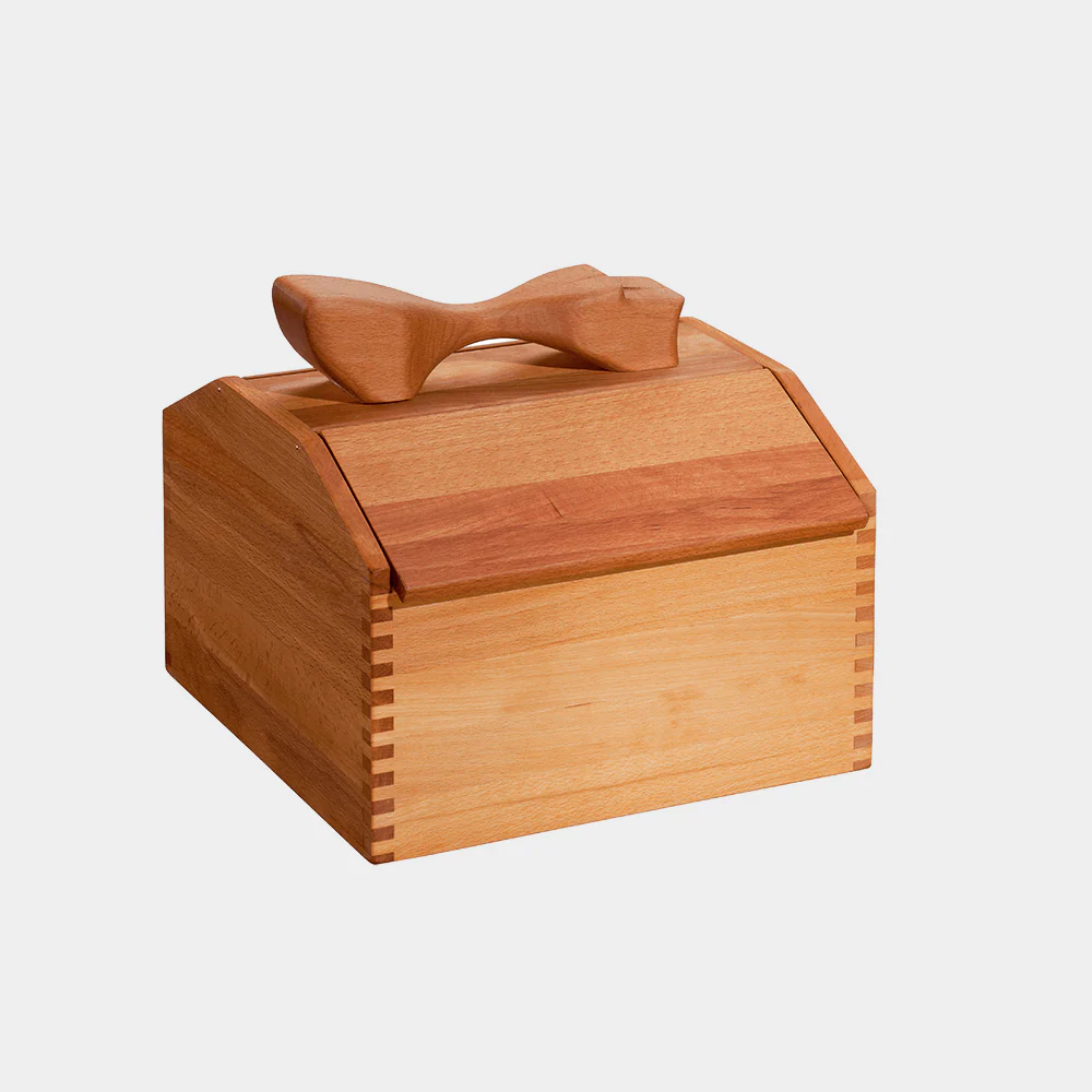 2025 Schuhputzkiste aus ge?ltem Buchenholz