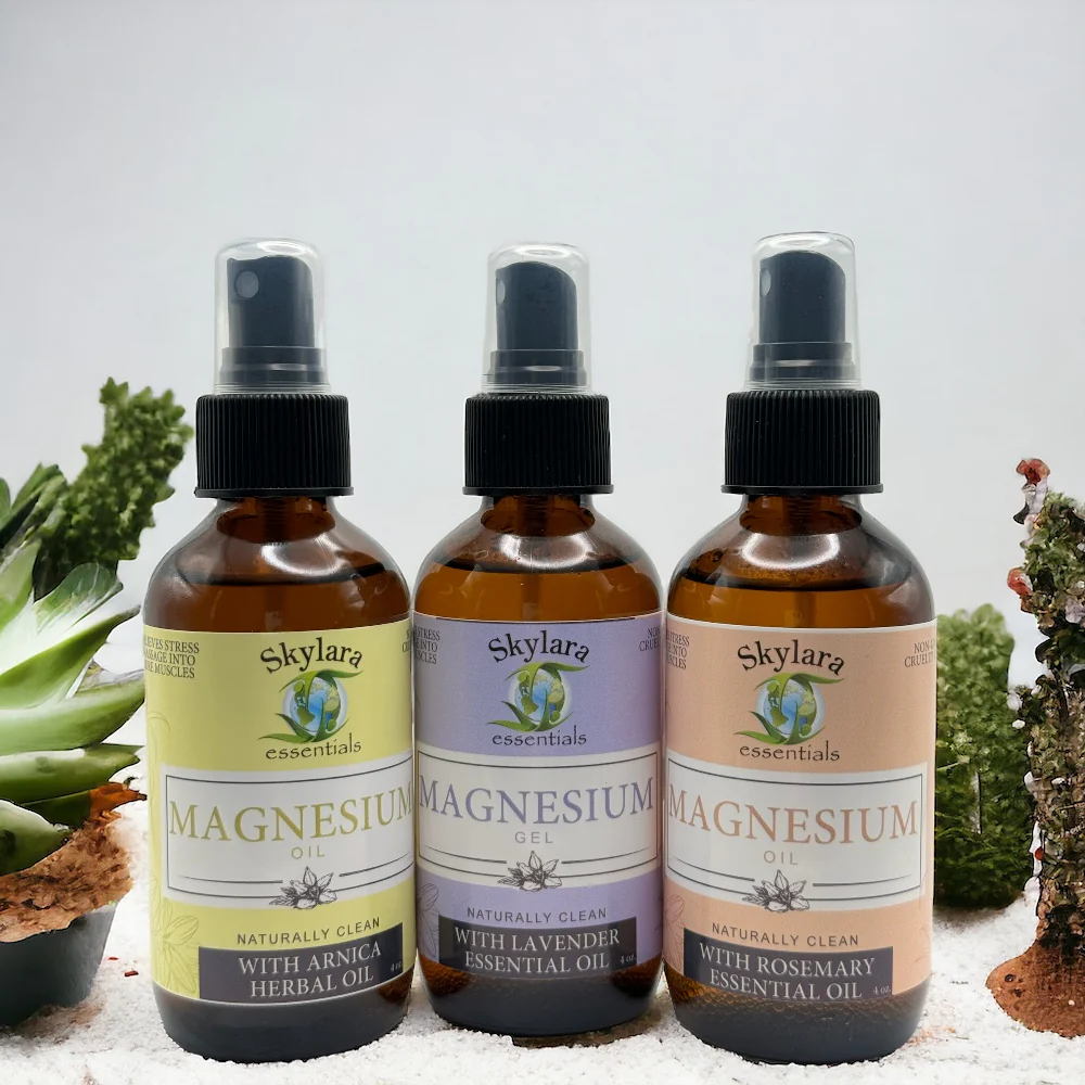 Magnesium Oil Spray On with Essential Oil 4oz