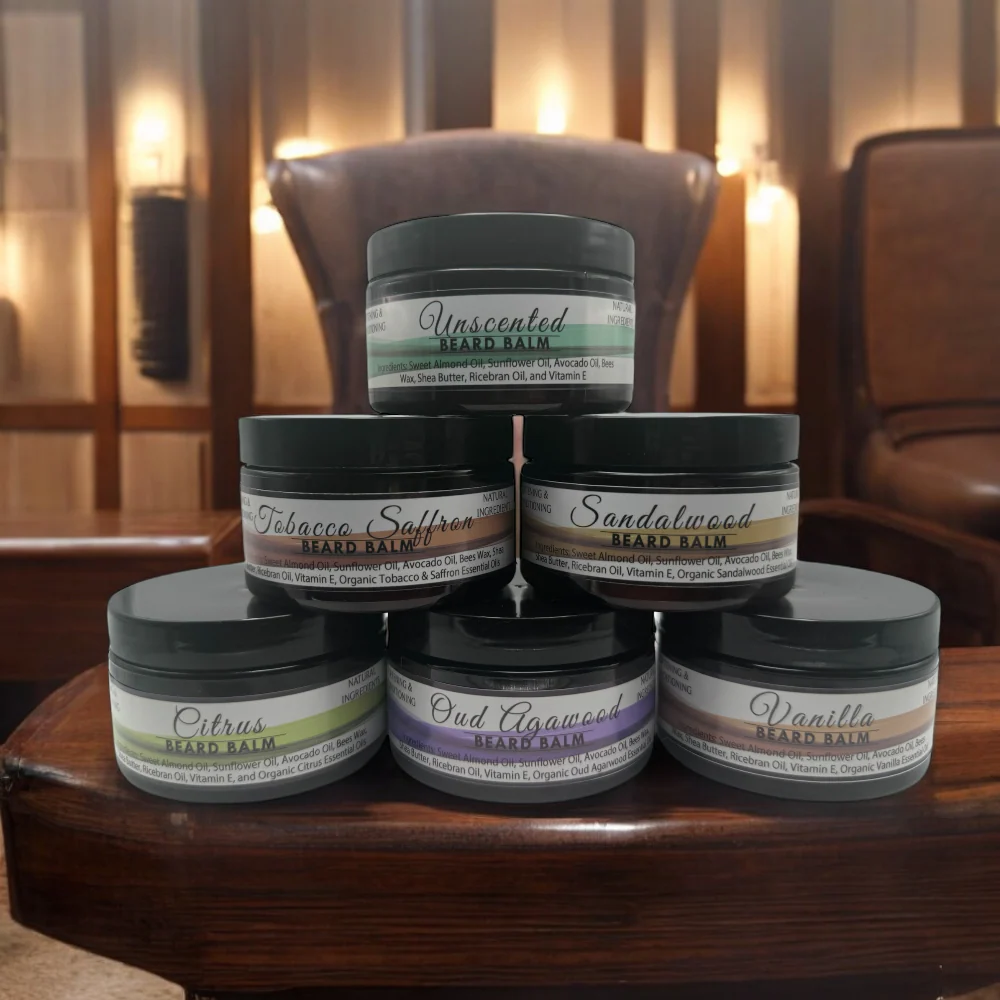 All-Natural Beard Balm �C Scented with Vanilla Essential Oil