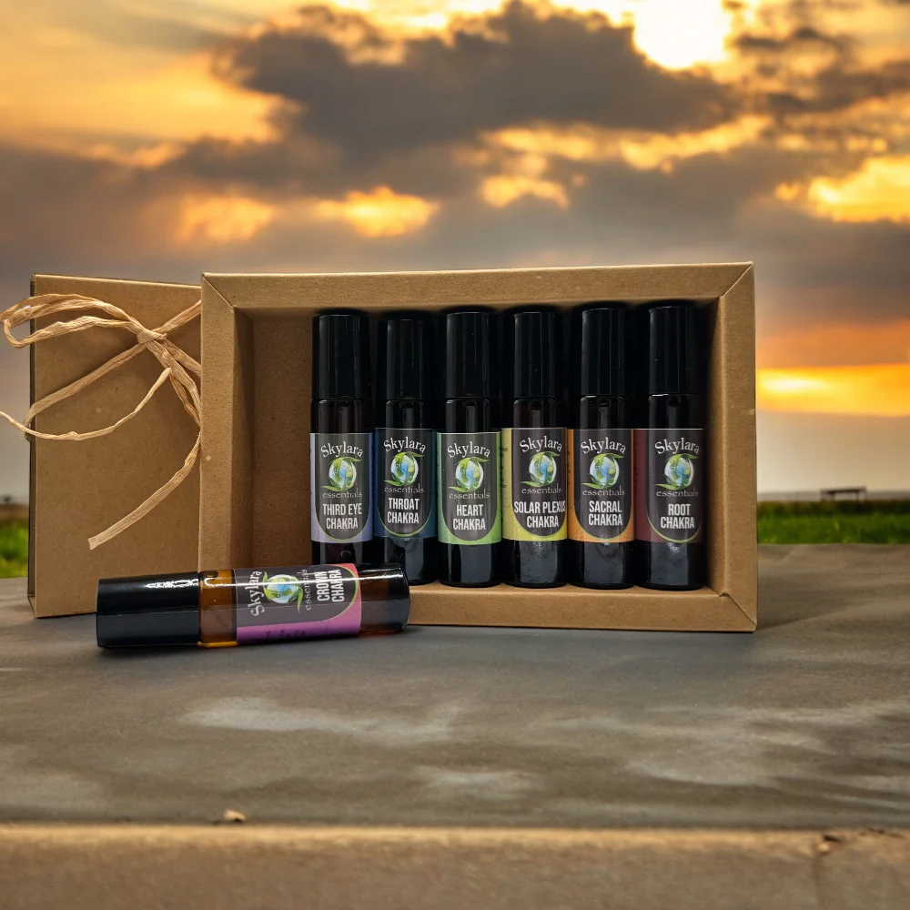 Chakra Essential Oil Blends 10ml Roll On - Set of 7